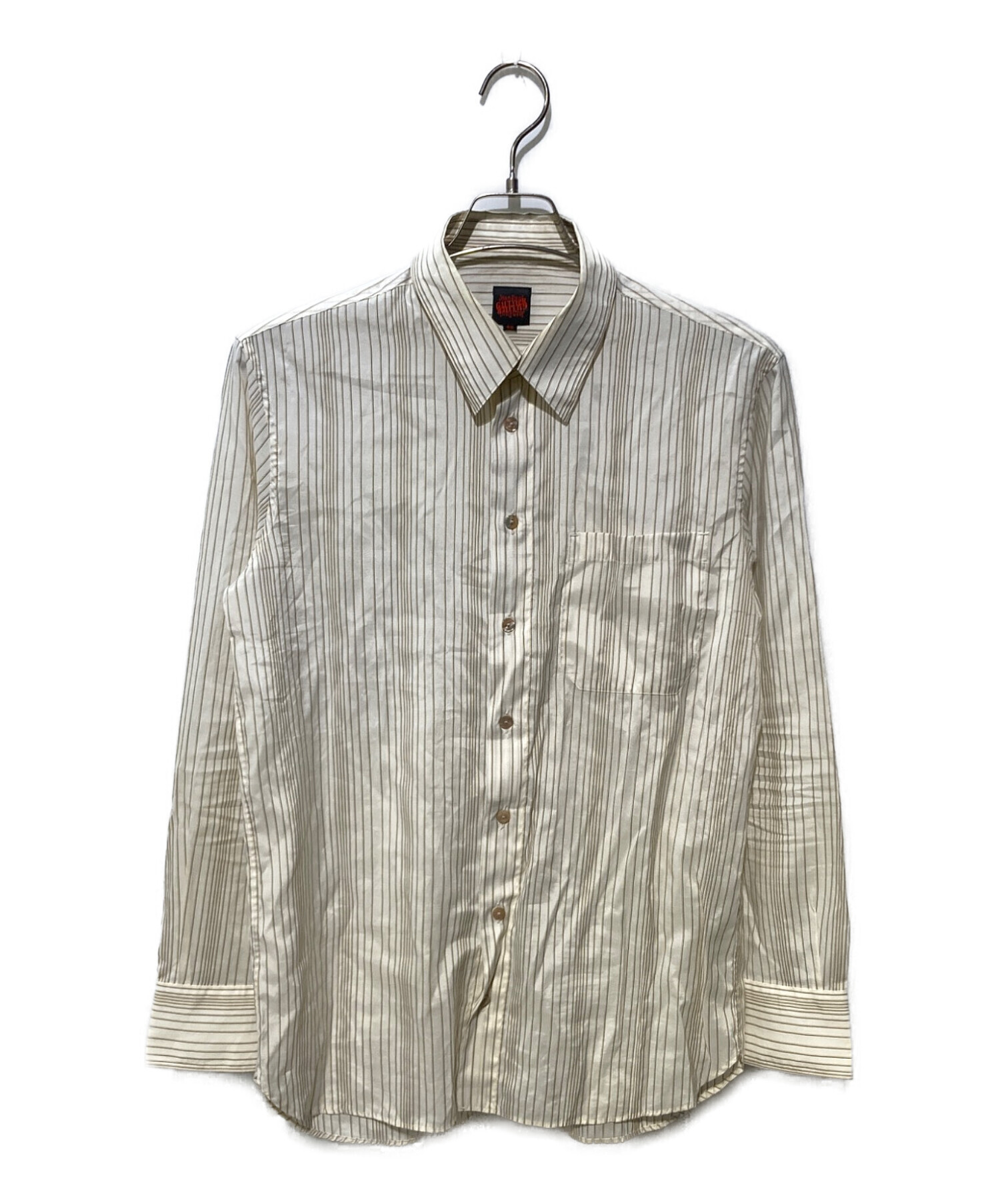 Jean Paul GAULTIER 襟サテン切替 デザインシャツ 中古・古着通販】Jean Paul GAULTIER (ジャンポールゴルチェ