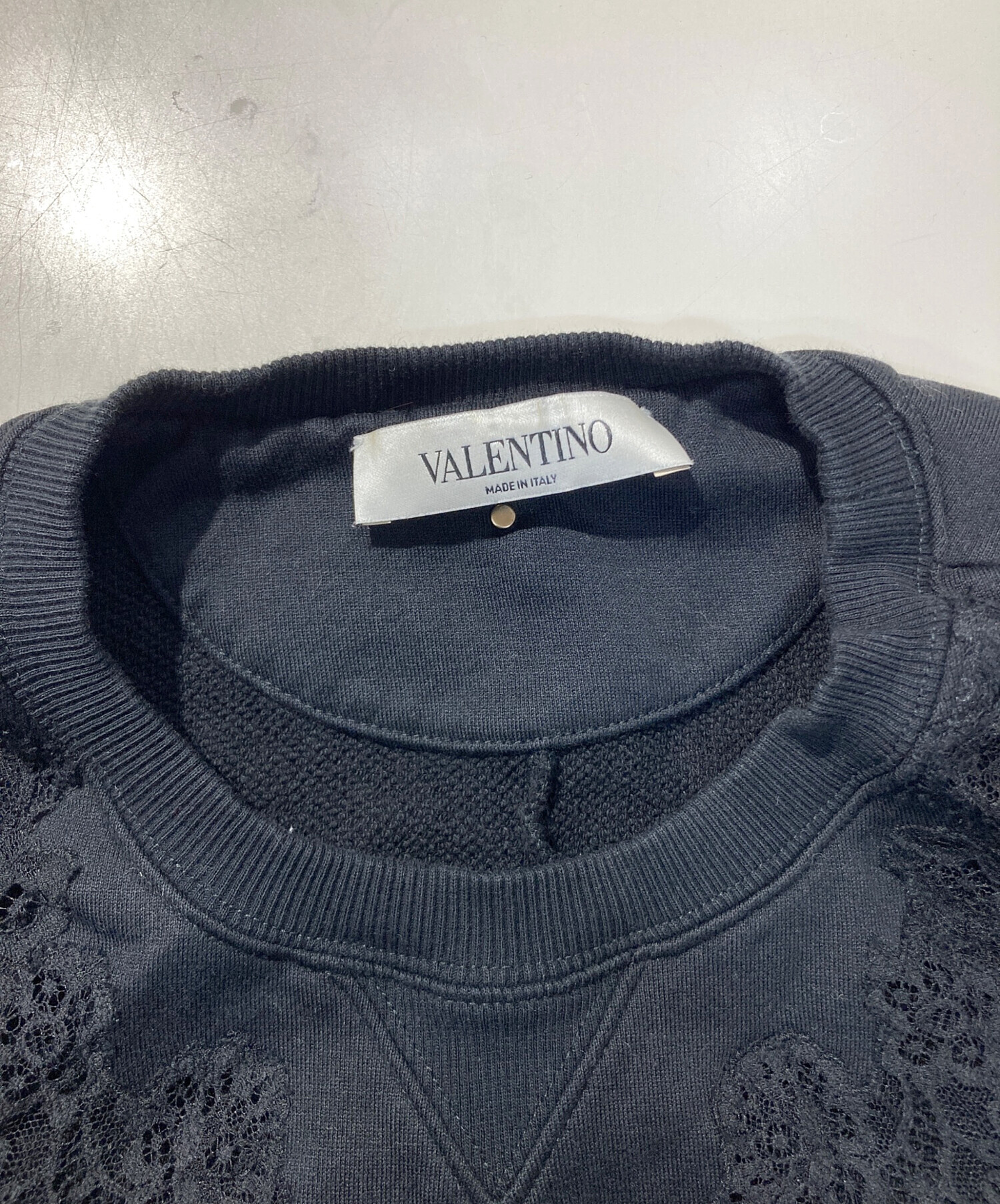 中古・古着通販】VALENTINO (ヴァレンティノ) レーススウェット