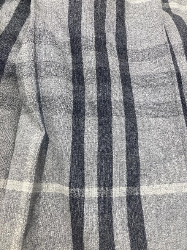 中古・古着通販】BURBERRY (バーバリー) チェックスカート グレー
