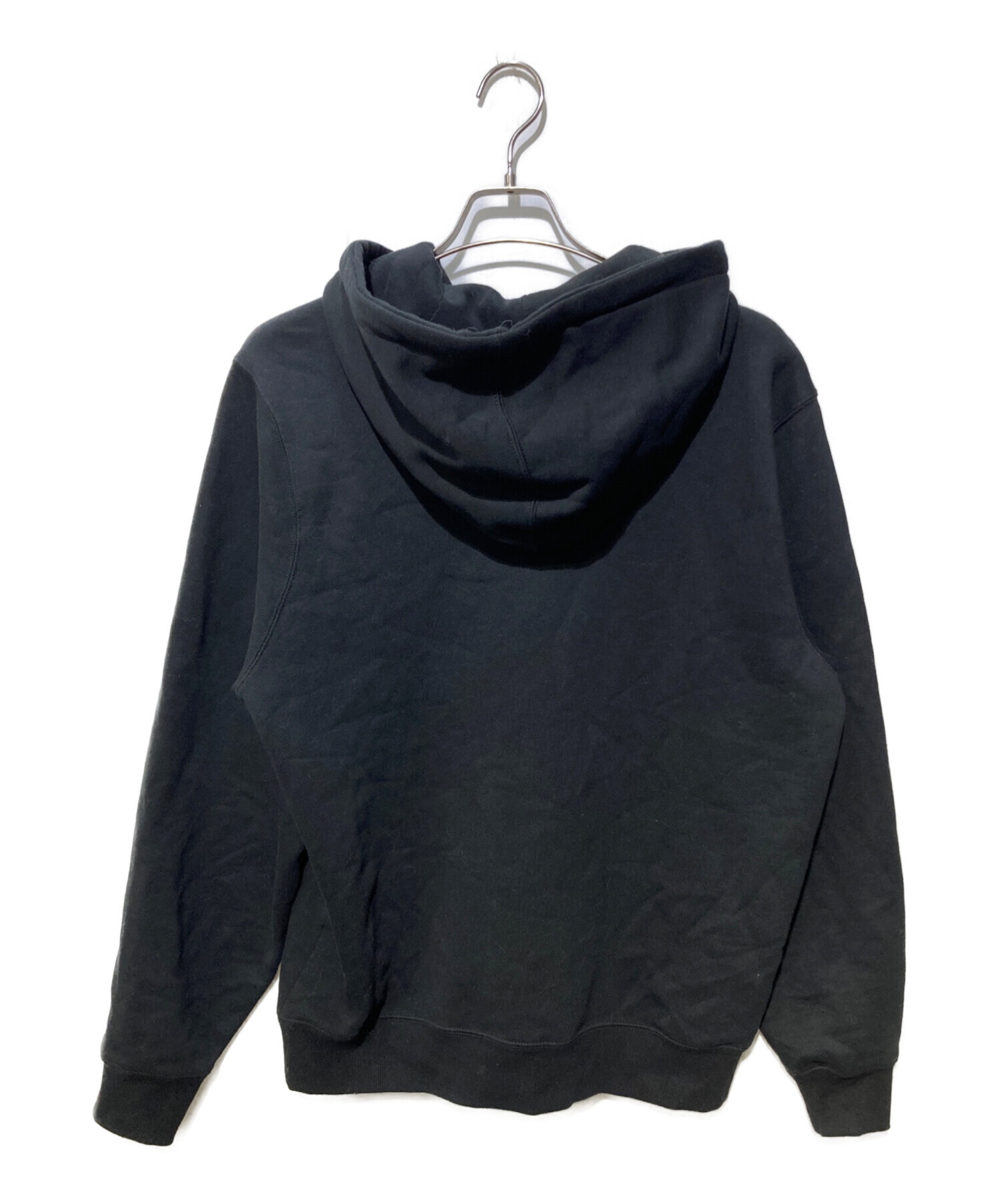 中古・古着通販】stussy (ステューシー) 刺繍ロゴパーカー ブラック