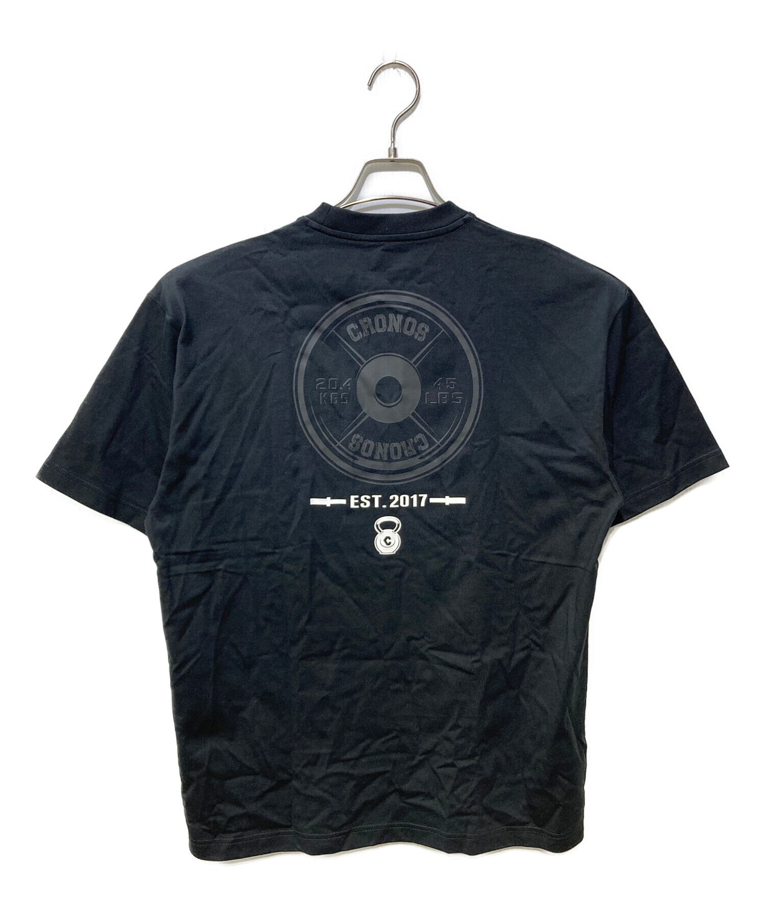 CRONOS ブラック Tシャツ Lサイズ クロノス 中古・古着通販】CRONOS (クロノス) Tシャツ ブラック サイズ:S