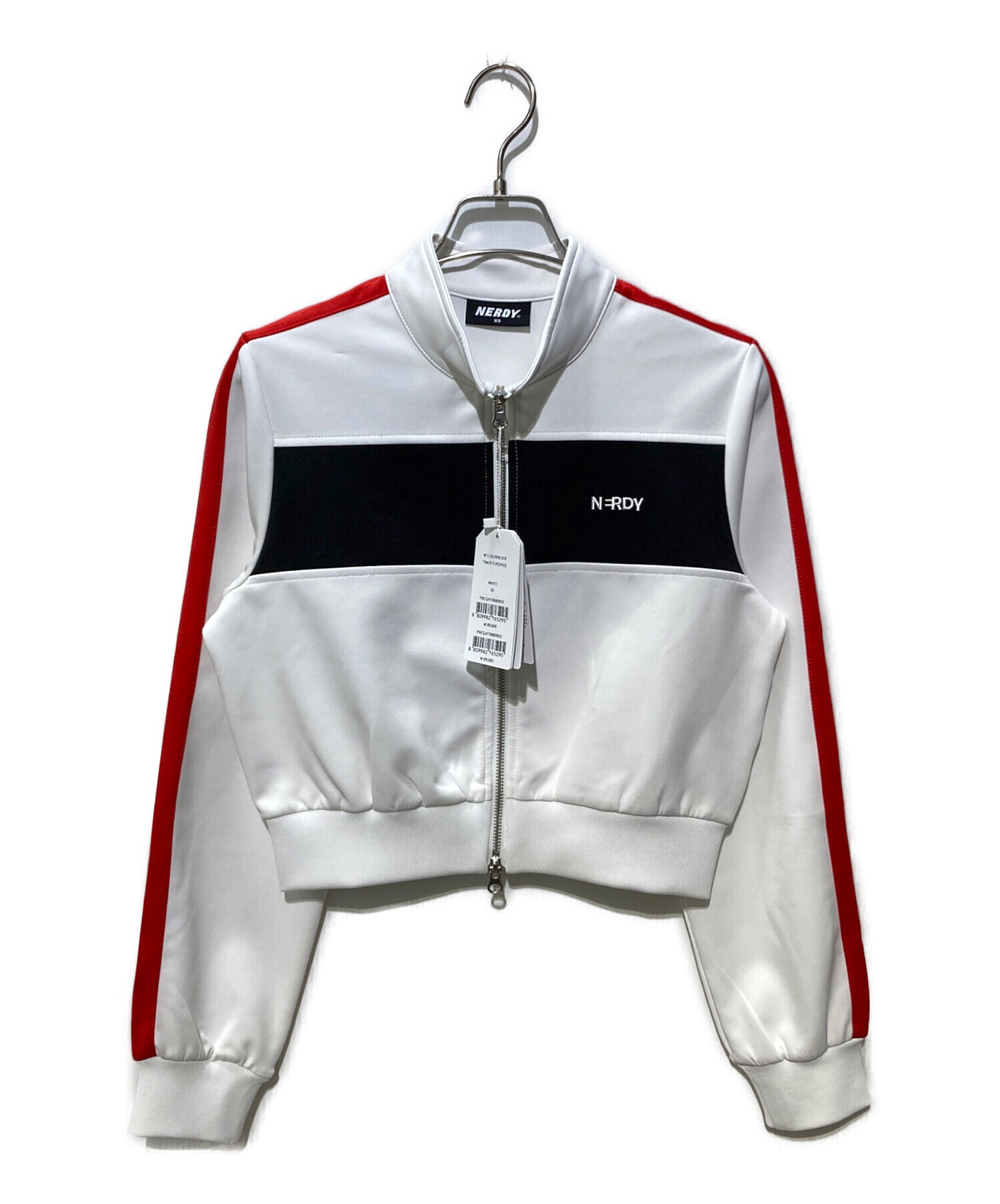 NERDY トラックジャケット パンツ セットアップ ホワイト M 未使用品 中古・古着通販】NERDY (ノルディ) TRACK JACKET ホワイト サイズ:xs
