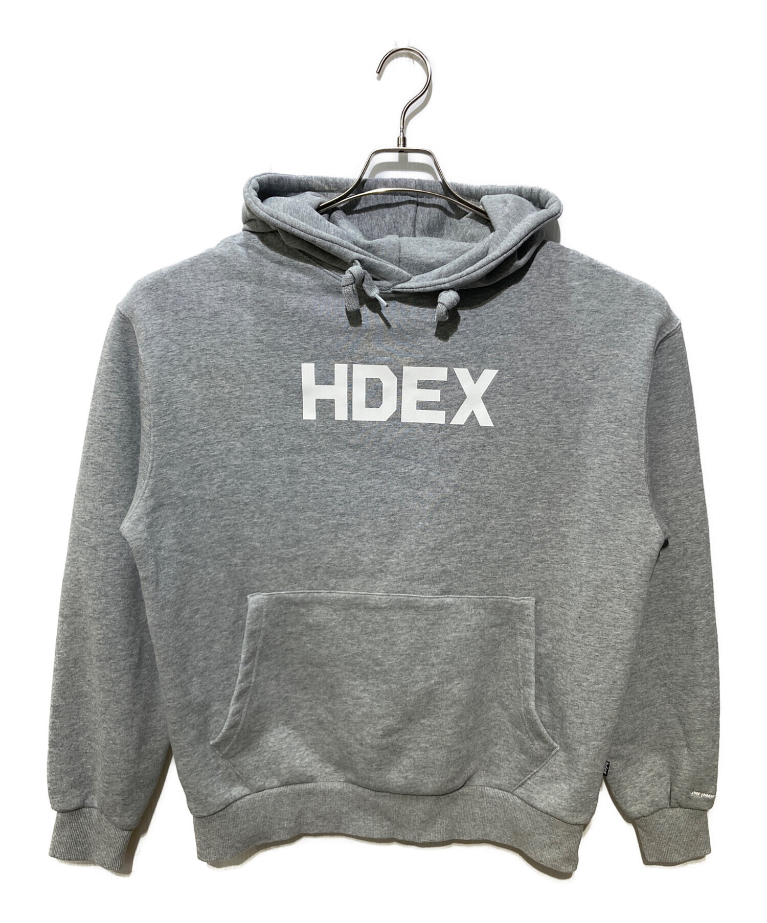 しげ出品です 中古・古着通販】hdex (エイチデックス) ロゴパーカー グレー サイズ:M