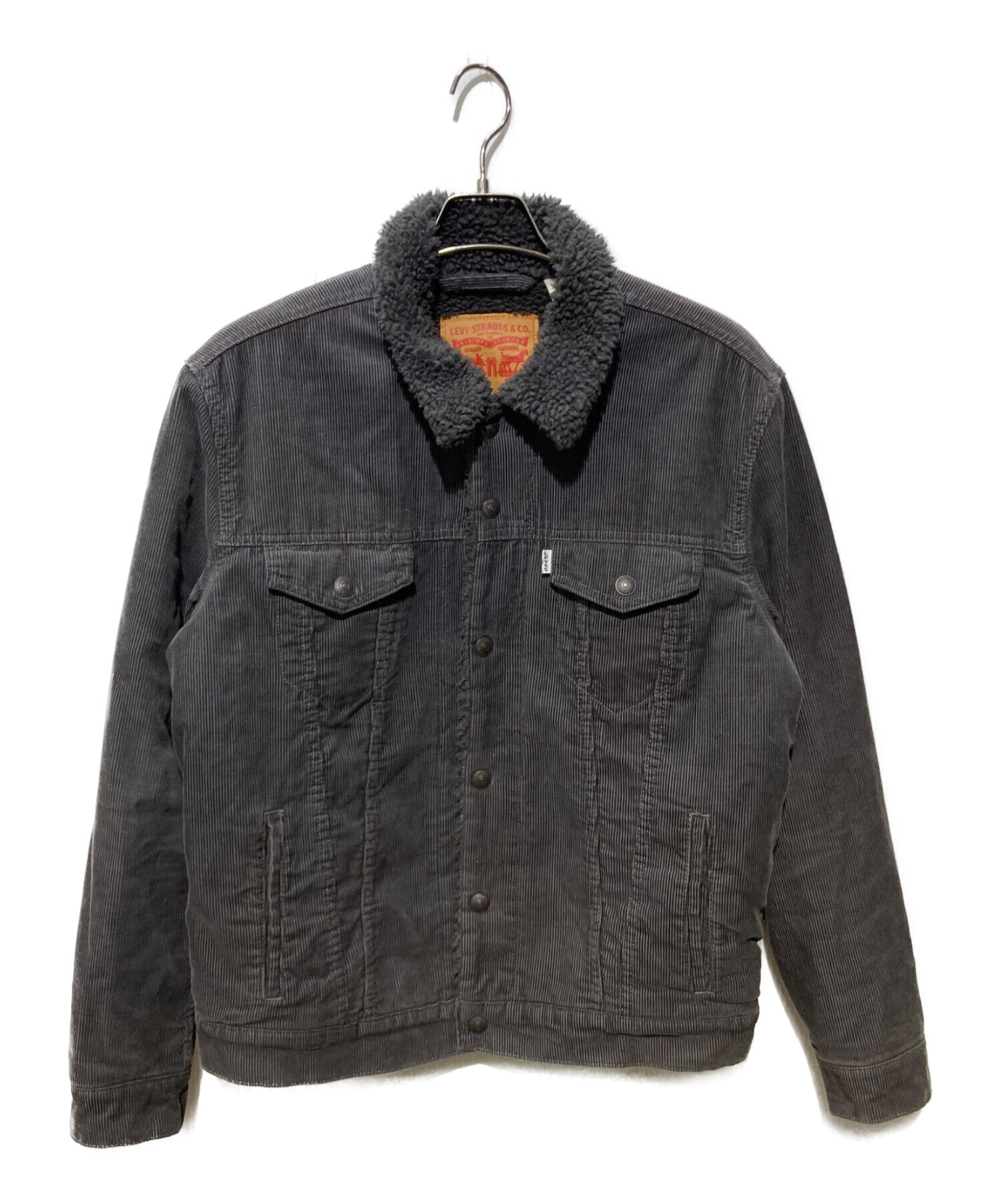 Levi Strauss & Co. ボア襟コーデュロイジャケット XL 中古・古着通販】LEVI'S (リーバイス) 裏ボアコーデュロイジャケット