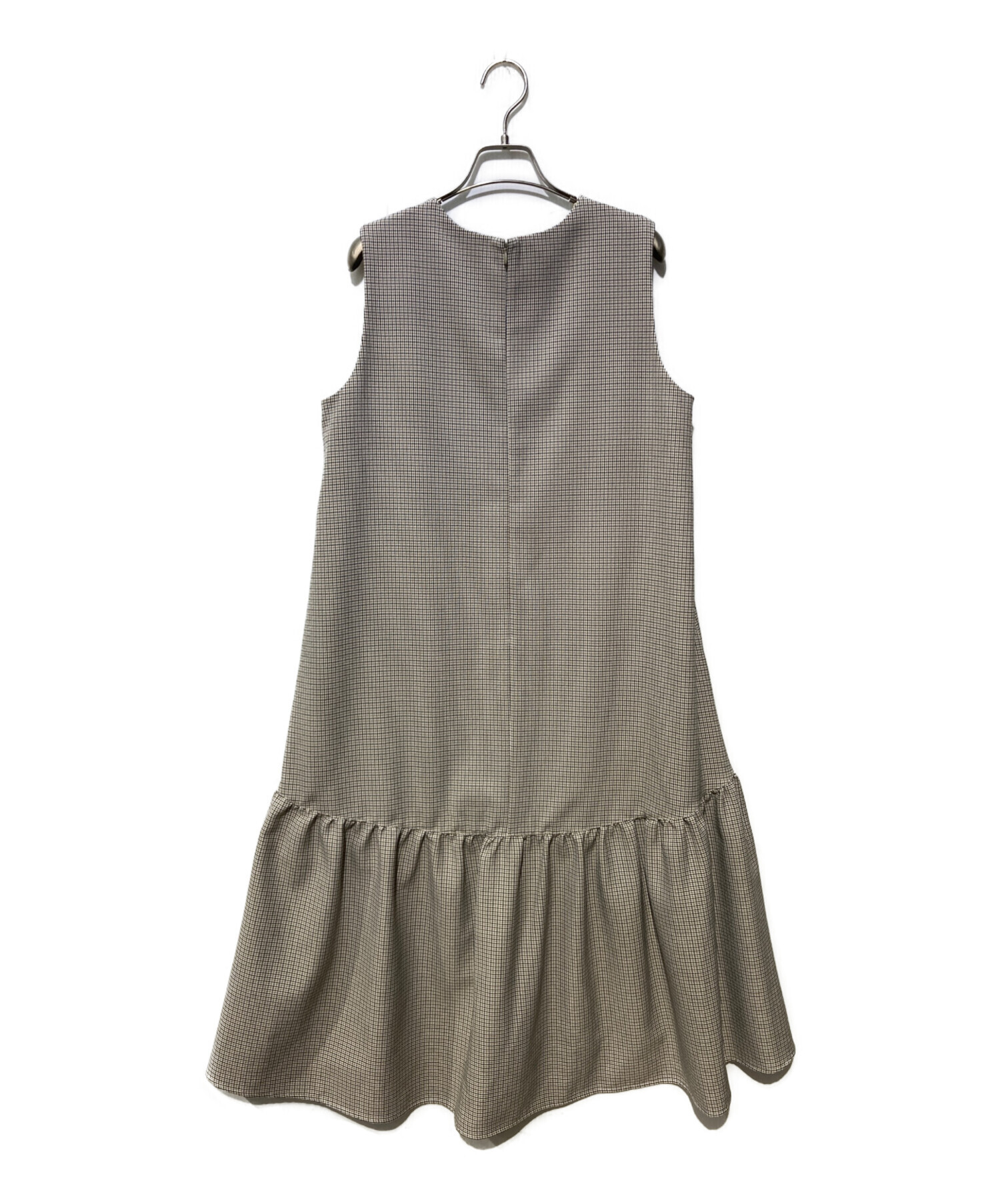 BARNEYS NEWYORK ノースリーブワンピース　チュール　N2879 中古・古着通販】BARNEYS NEWYORK (バーニーズ・ニューヨーク) 千鳥格