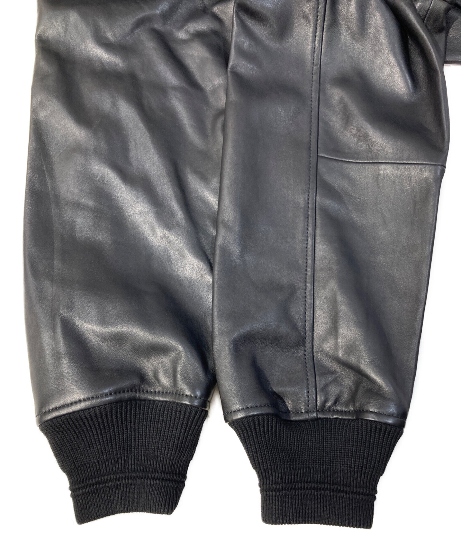 中古・古着通販】DIESEL (ディーゼル) ラムレザージャケット L-KHAT