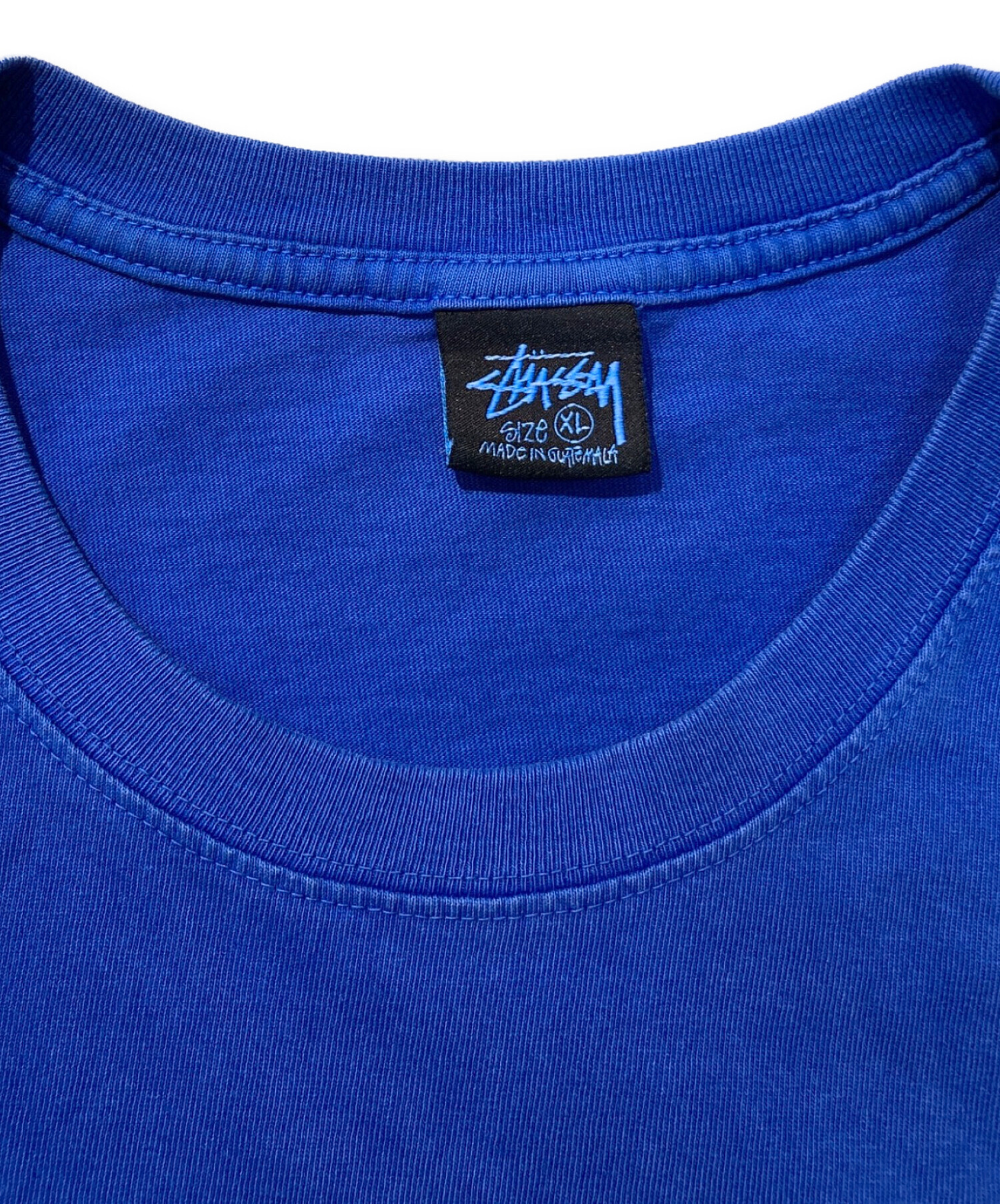 中古・古着通販】stussy (ステューシー) 後染めTシャツ ブルー サイズ