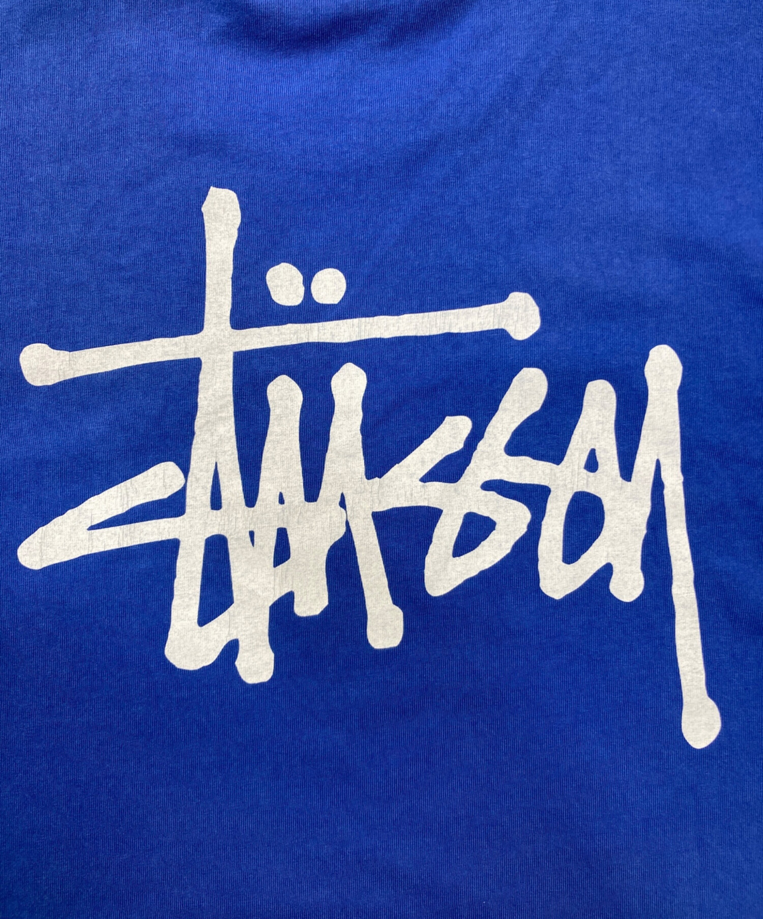 中古・古着通販】stussy (ステューシー) 後染めTシャツ ブルー サイズ