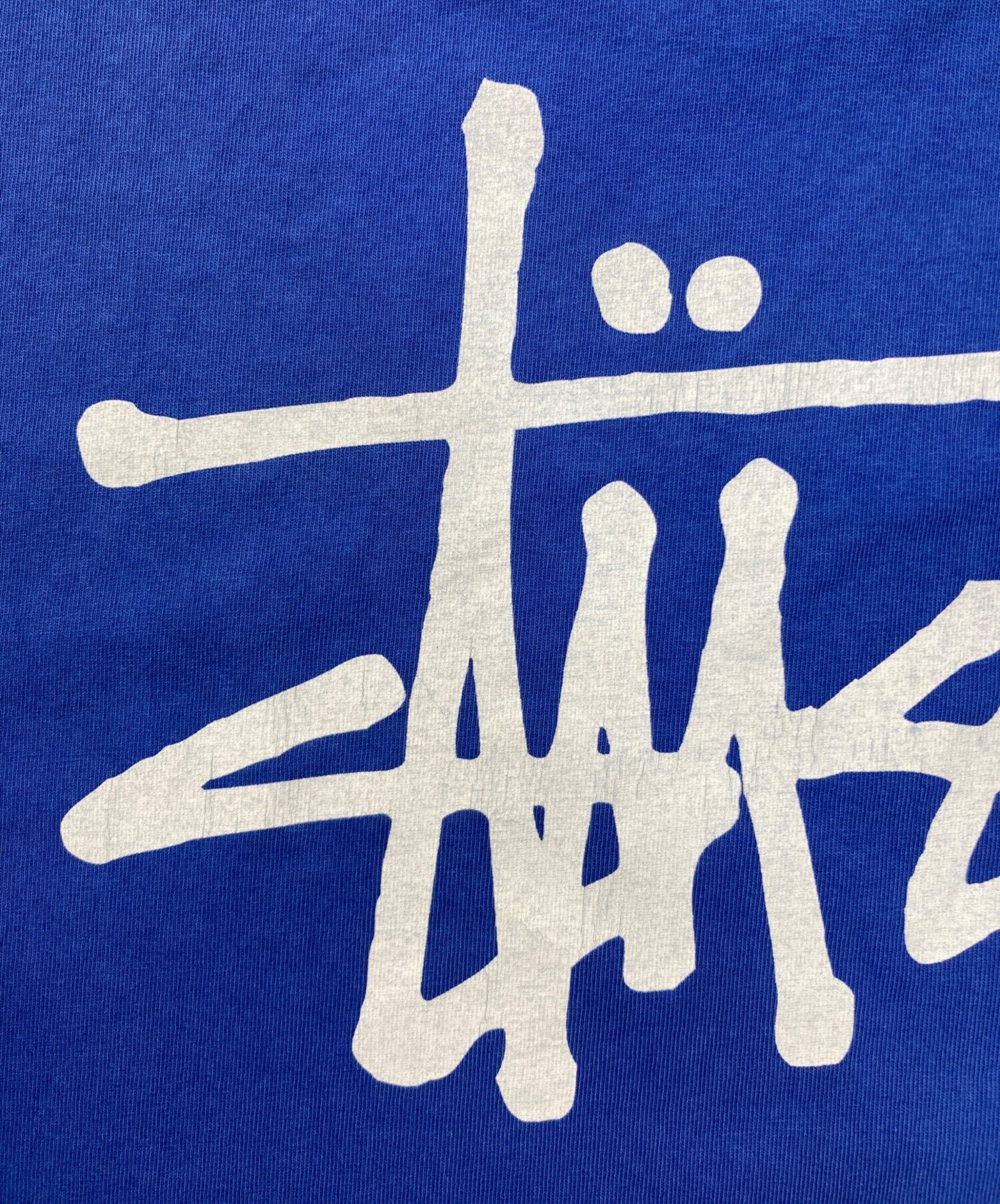 中古・古着通販】stussy (ステューシー) 後染めTシャツ ブルー サイズ
