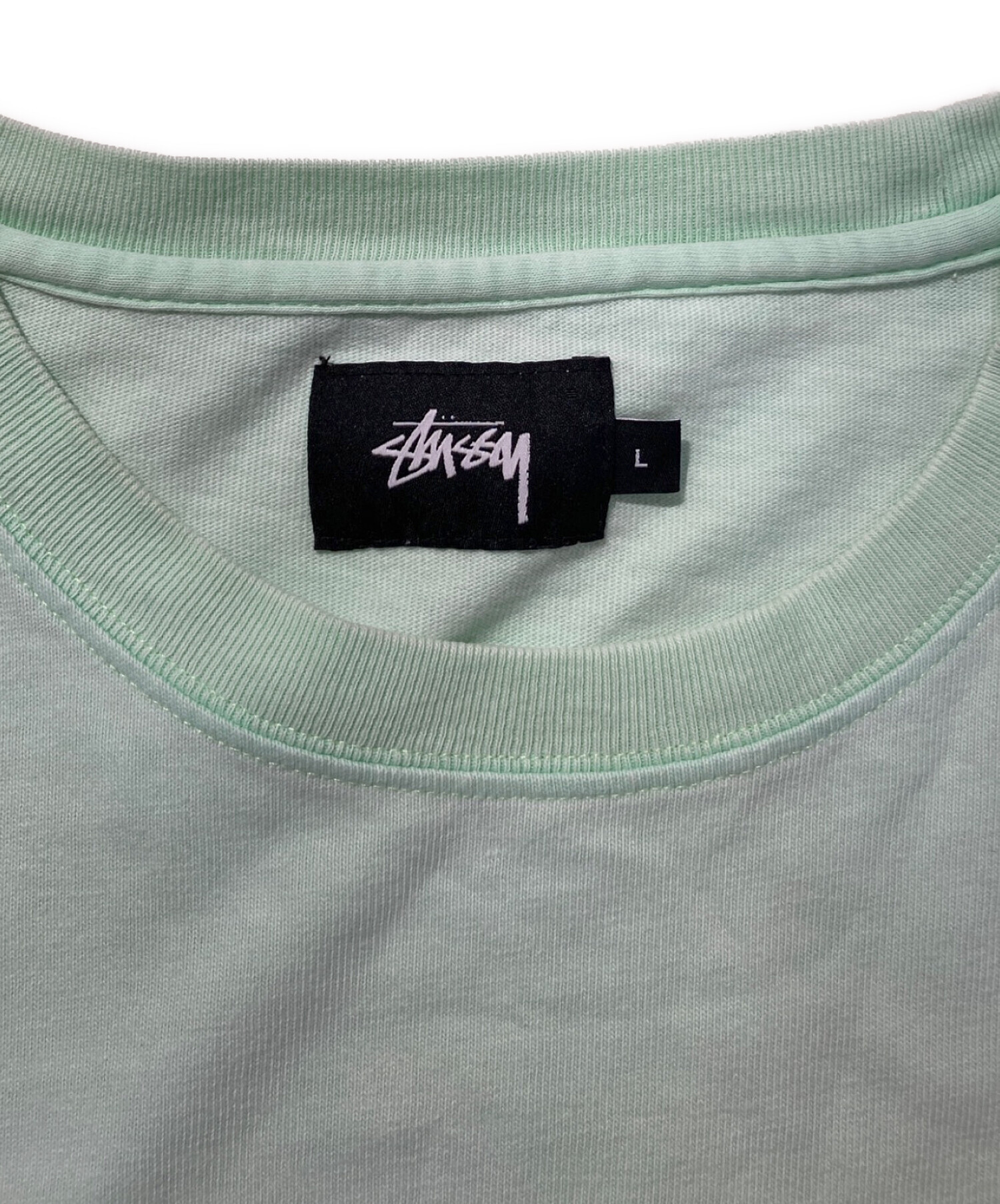 中古・古着通販】stussy (ステューシー) Tシャツ 黄緑 サイズ:L