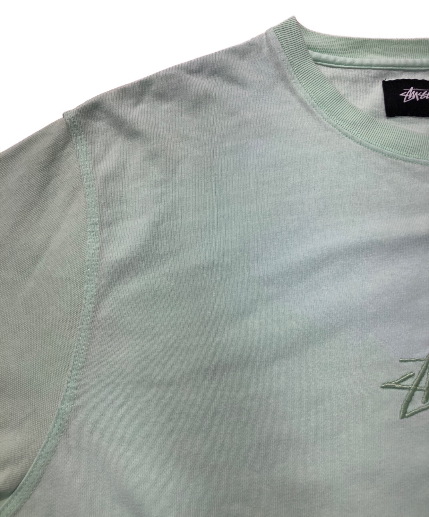 中古・古着通販】stussy (ステューシー) Tシャツ 黄緑 サイズ:L