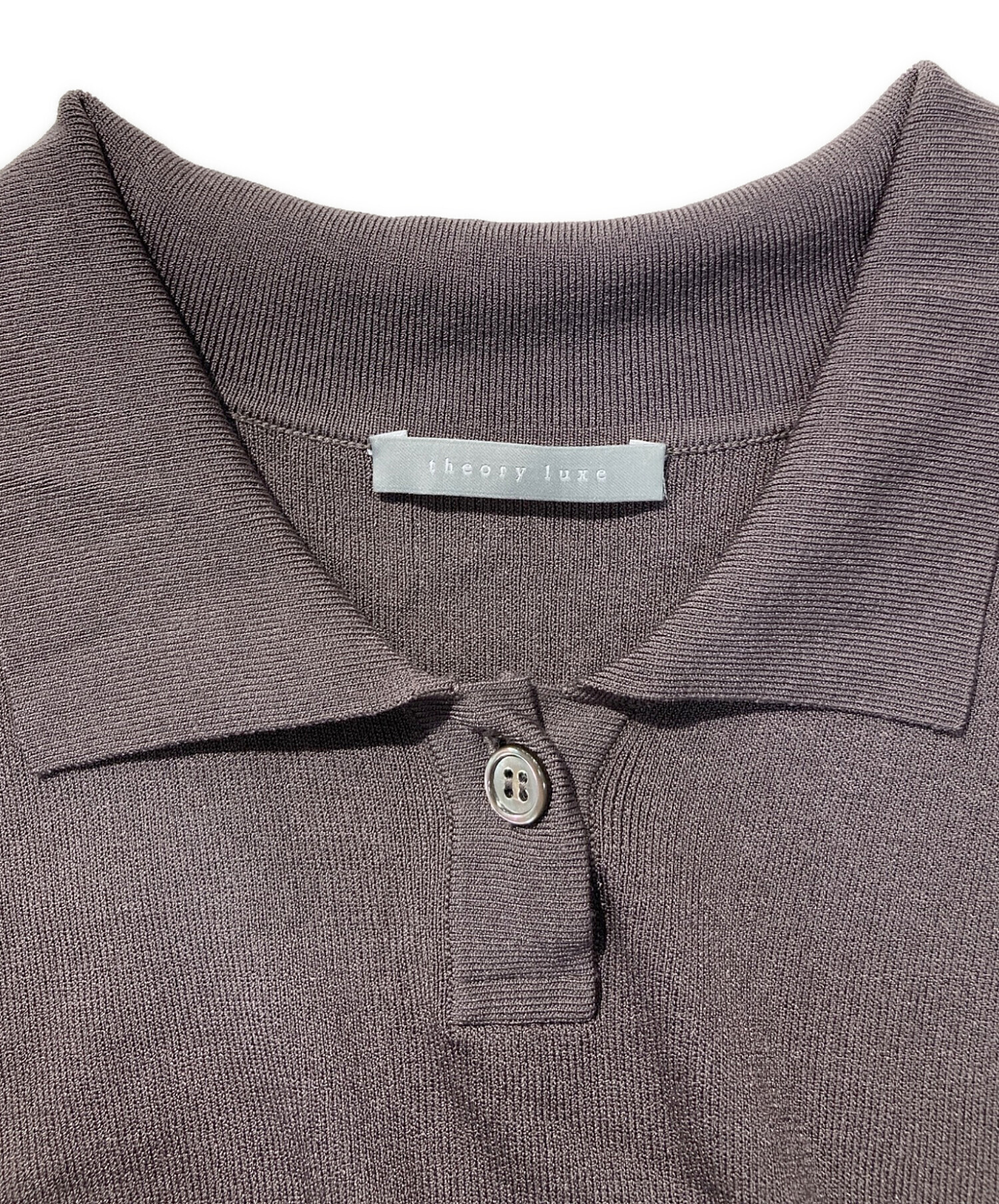 中古・古着通販】theory luxe (セオリーリュクス) ニットサテンコンビ
