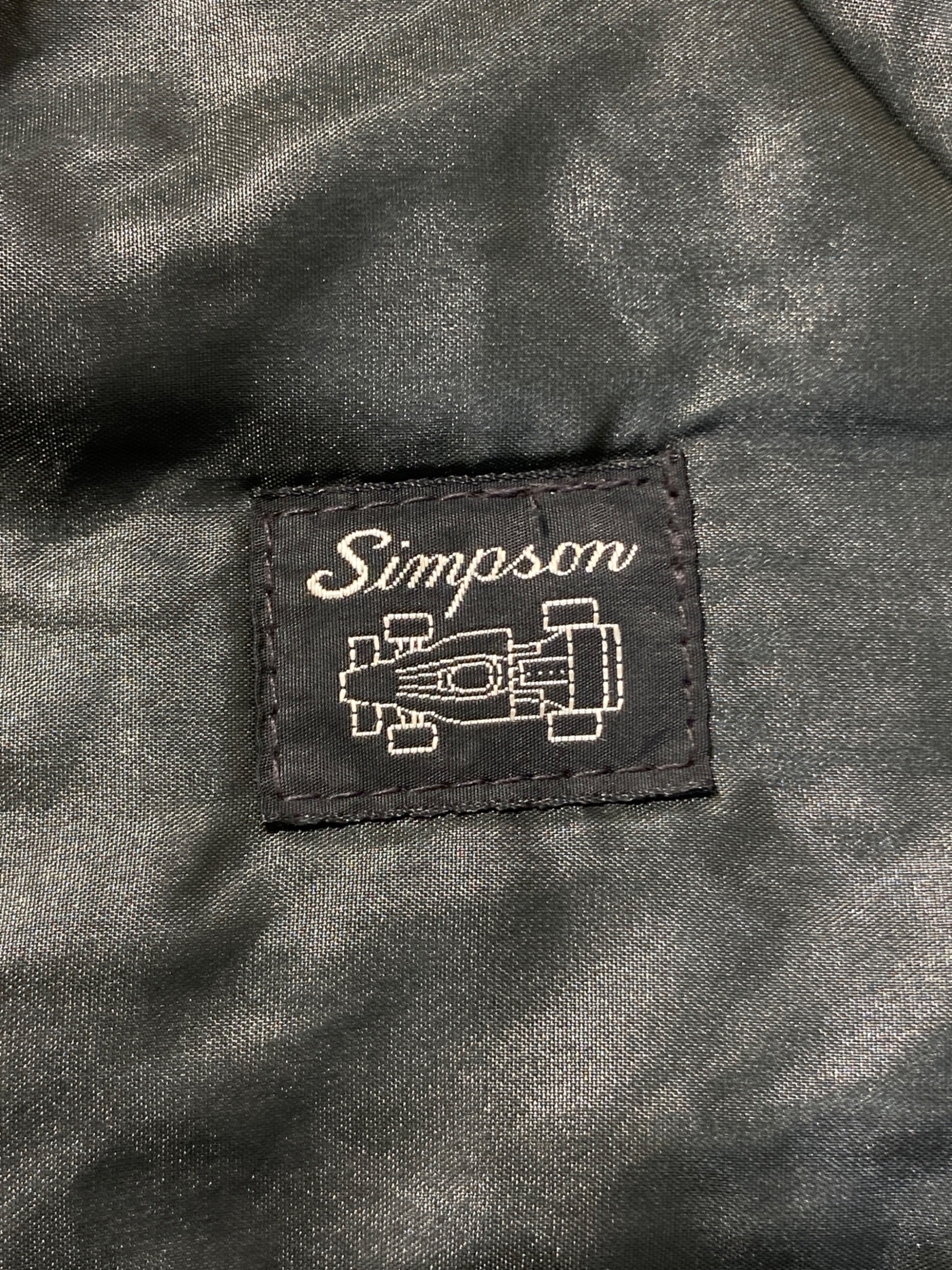 中古・古着通販】SIMPSON (シンプソン) レーシングジャケット ブラック