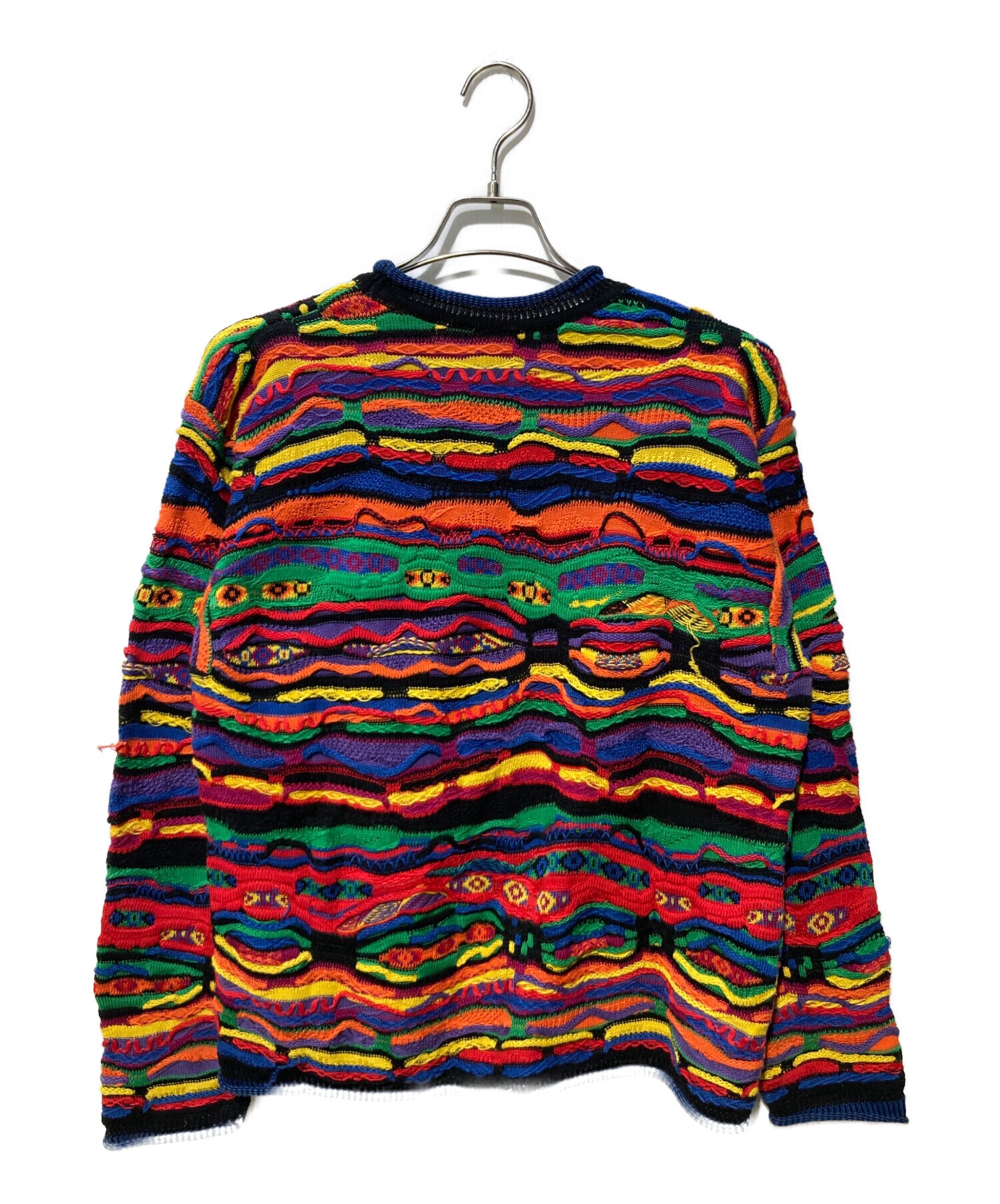 p*o様 【希少サイズ】COOGI クージー 3Dニット セーター マルチカラー 中古・古着通販】COOGI (クージー) 3Dニット マルチカラー サイズ:S