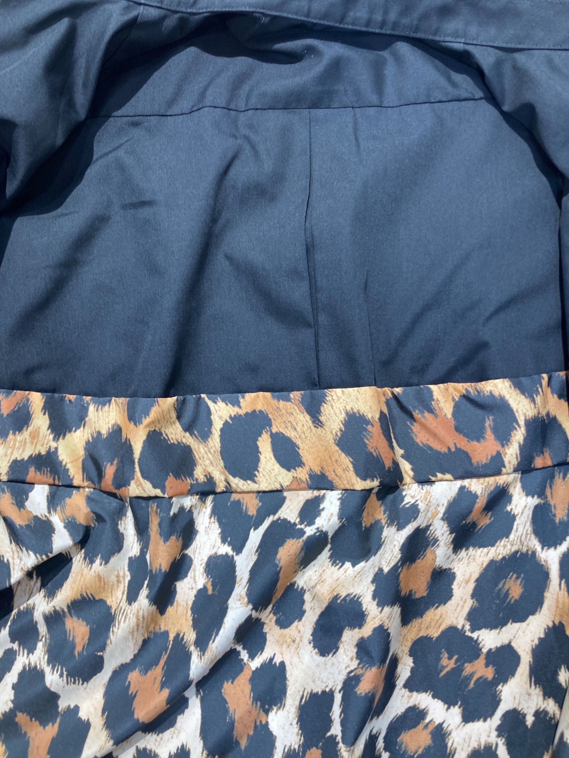 中古・古着通販】sacai (サカイ) Leopard Print Belted Hybrid Shirt