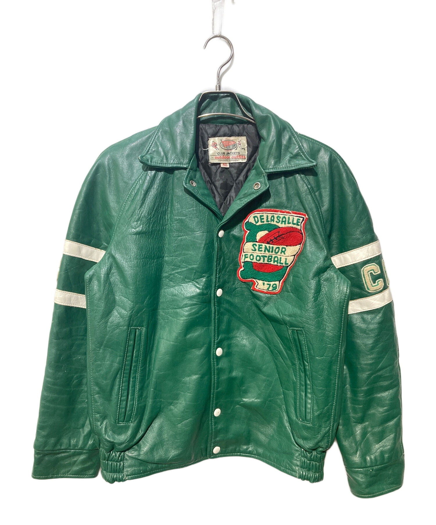 Vintage★未開封 friars club 中古・古着通販】CLUB JACKET (クラブジャケット) レザースタジャン