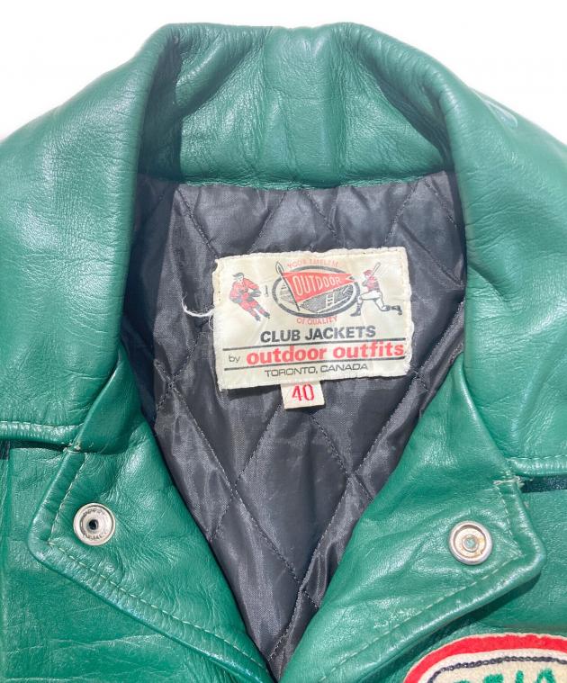 中古・古着通販】CLUB JACKET (クラブジャケット) レザースタジャン