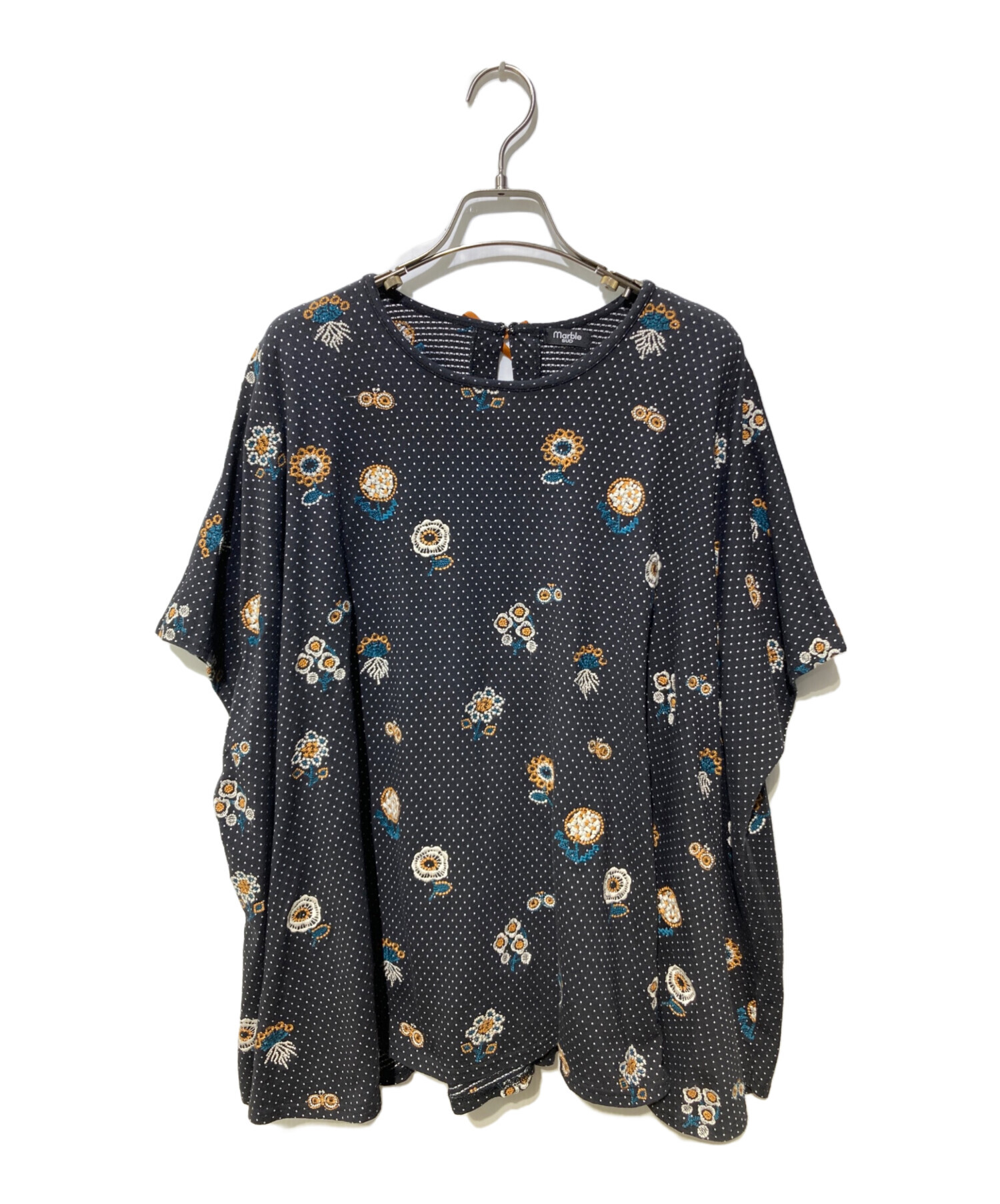 中古・古着通販】Marble SUD (マーブルシュッド) フラワー刺繍Tシャツ