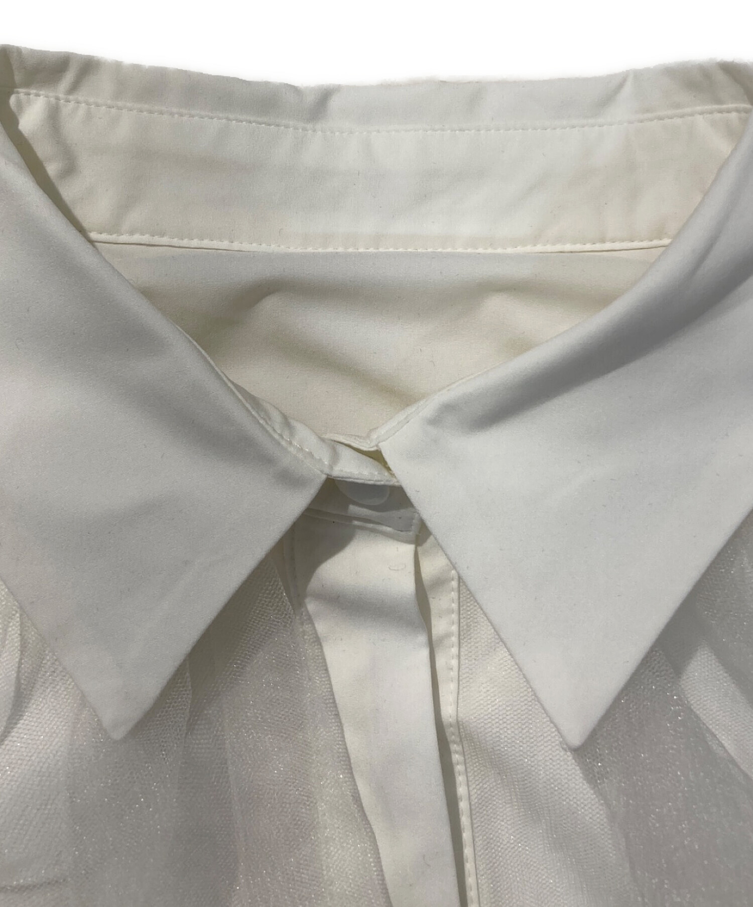 中古・古着通販】akiki (アキキ) swan blouseⅡ ホワイト サイズ:FREE