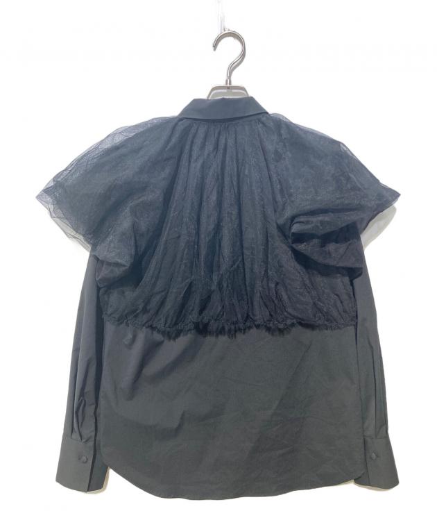 中古・古着通販】akiki (アキキ) swan blouseⅡ ブラック サイズ:FREE