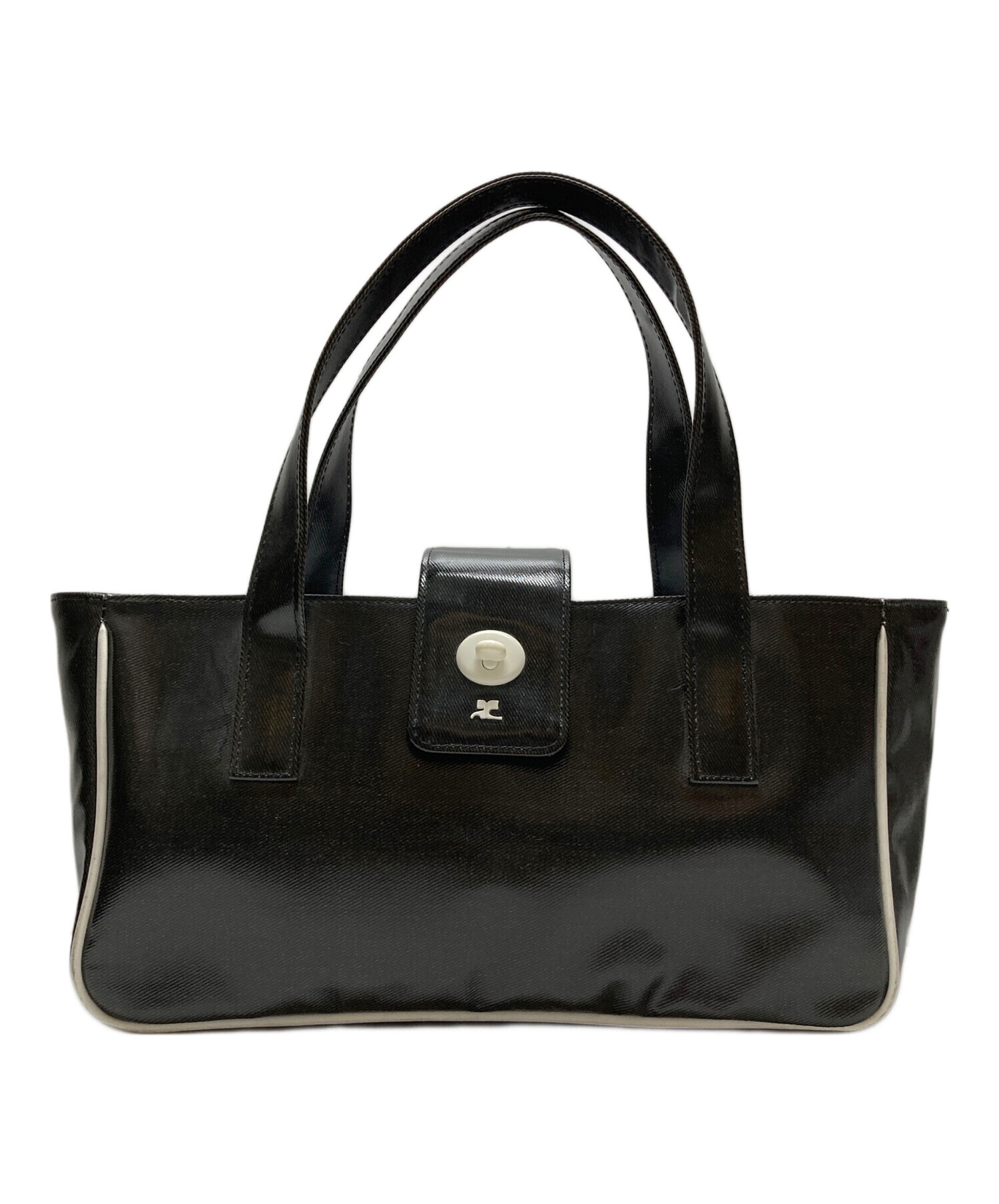 中古・古着通販】courreges (クレージュ) ターンロックエナメル