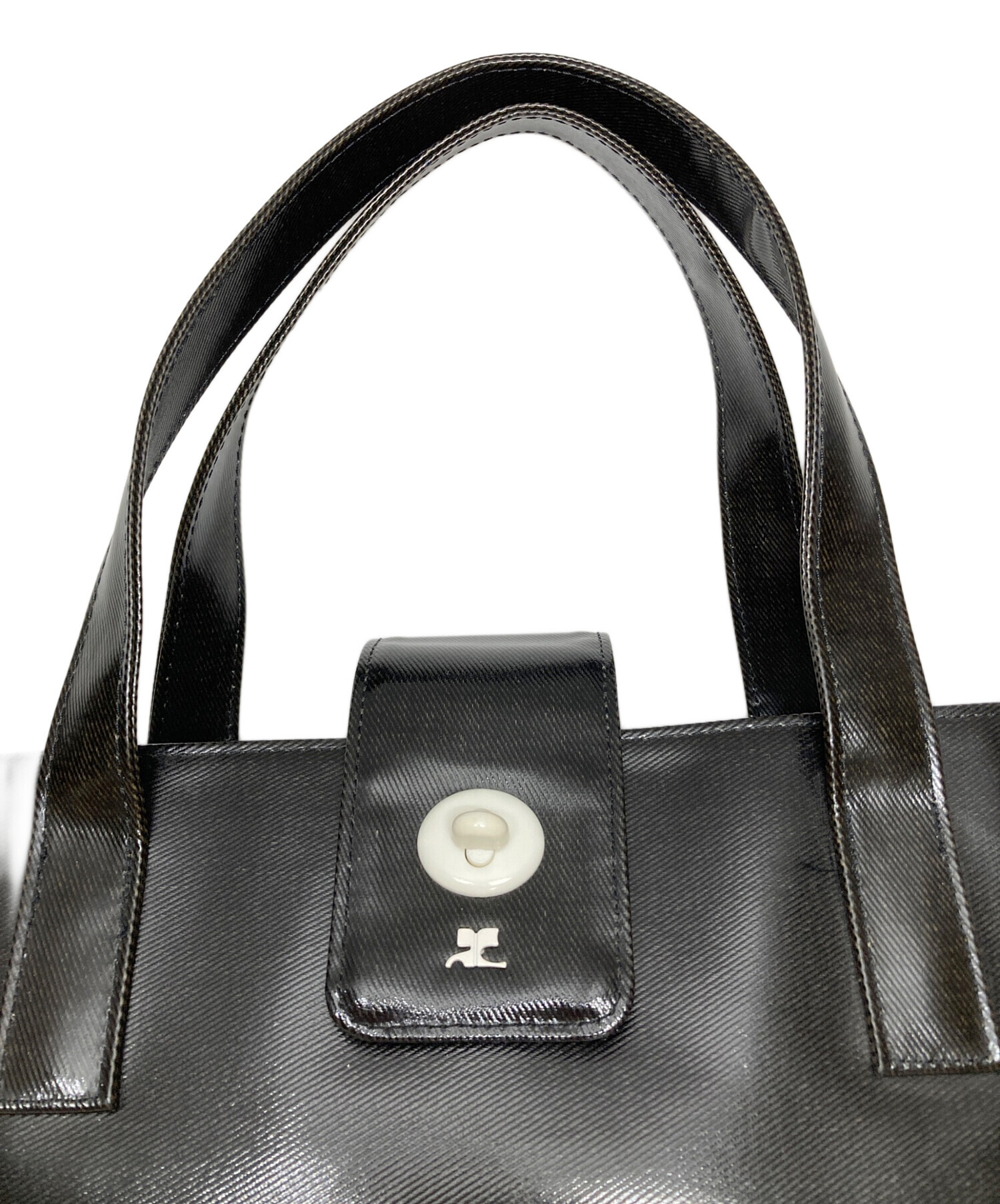 中古・古着通販】courreges (クレージュ) ターンロックエナメル 