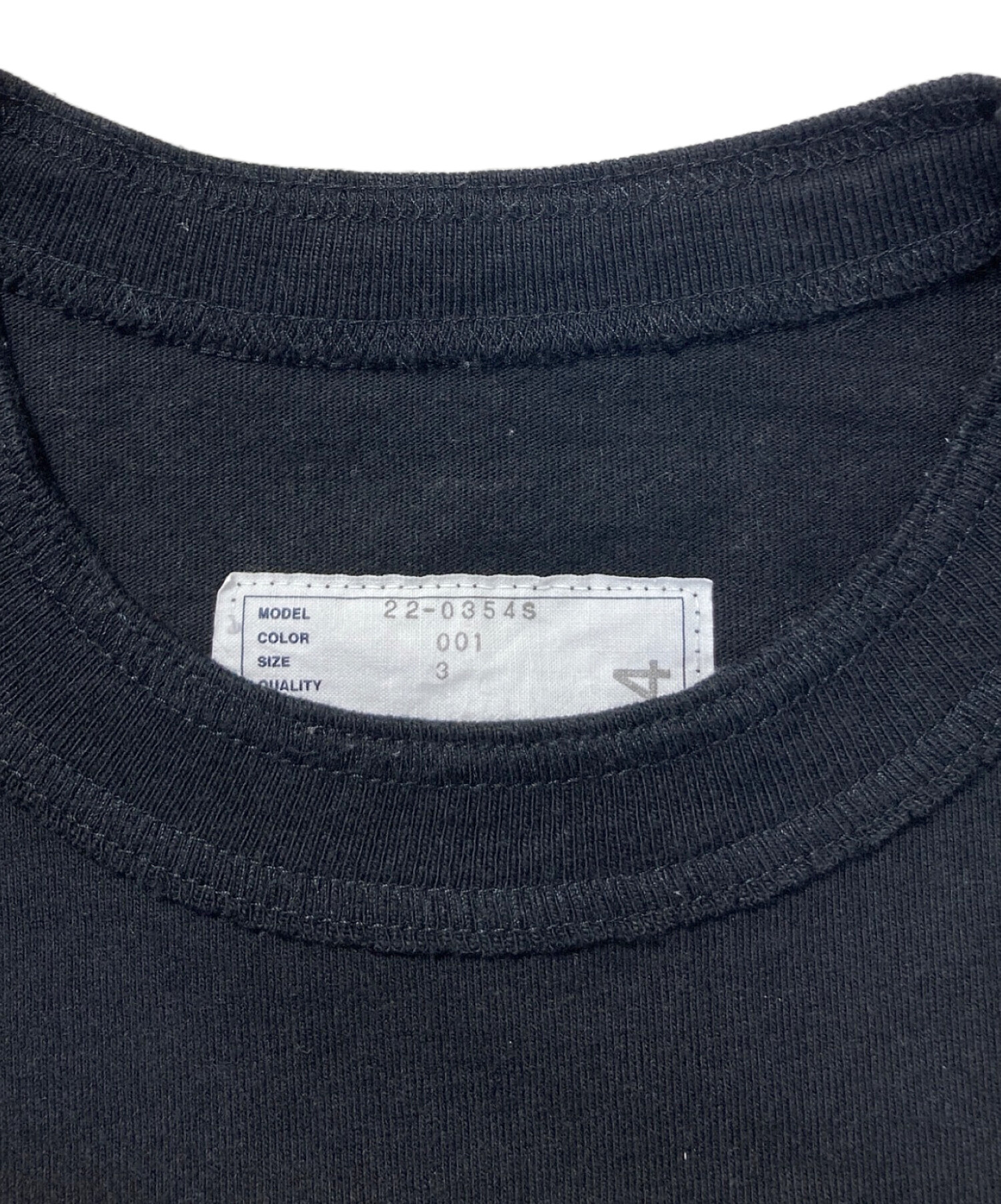 sacai I Get LIFTED T-Shirt サイズ 3 中古・古着通販】sacai (サカイ) I Get LIFTED T-Shirt ブラック