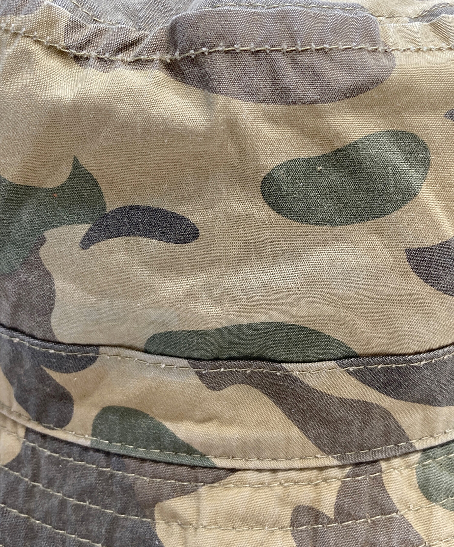 中古・古着通販】A BATHING APE (アベイシングエイプ) カモ柄バケット
