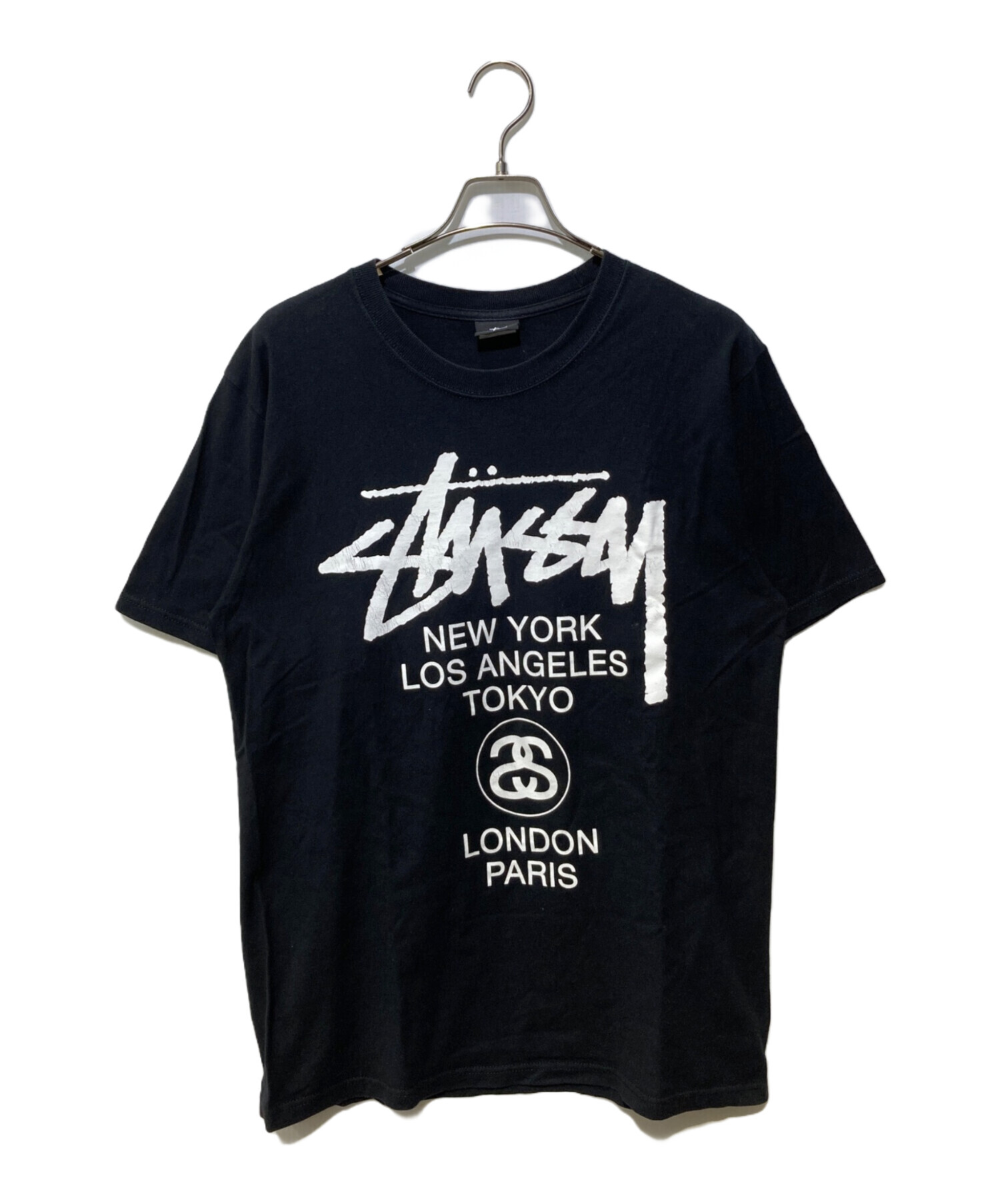 中古・古着通販】stussy (ステューシー) グラフィックTシャツ ブラック