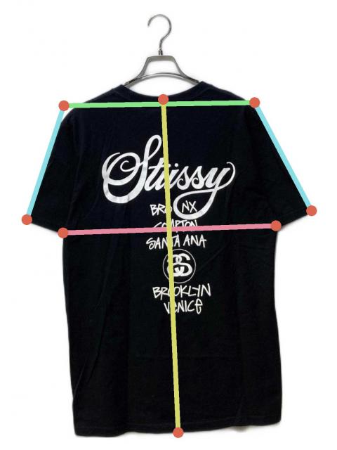 中古・古着通販】stussy (ステューシー) グラフィックTシャツ ブラック