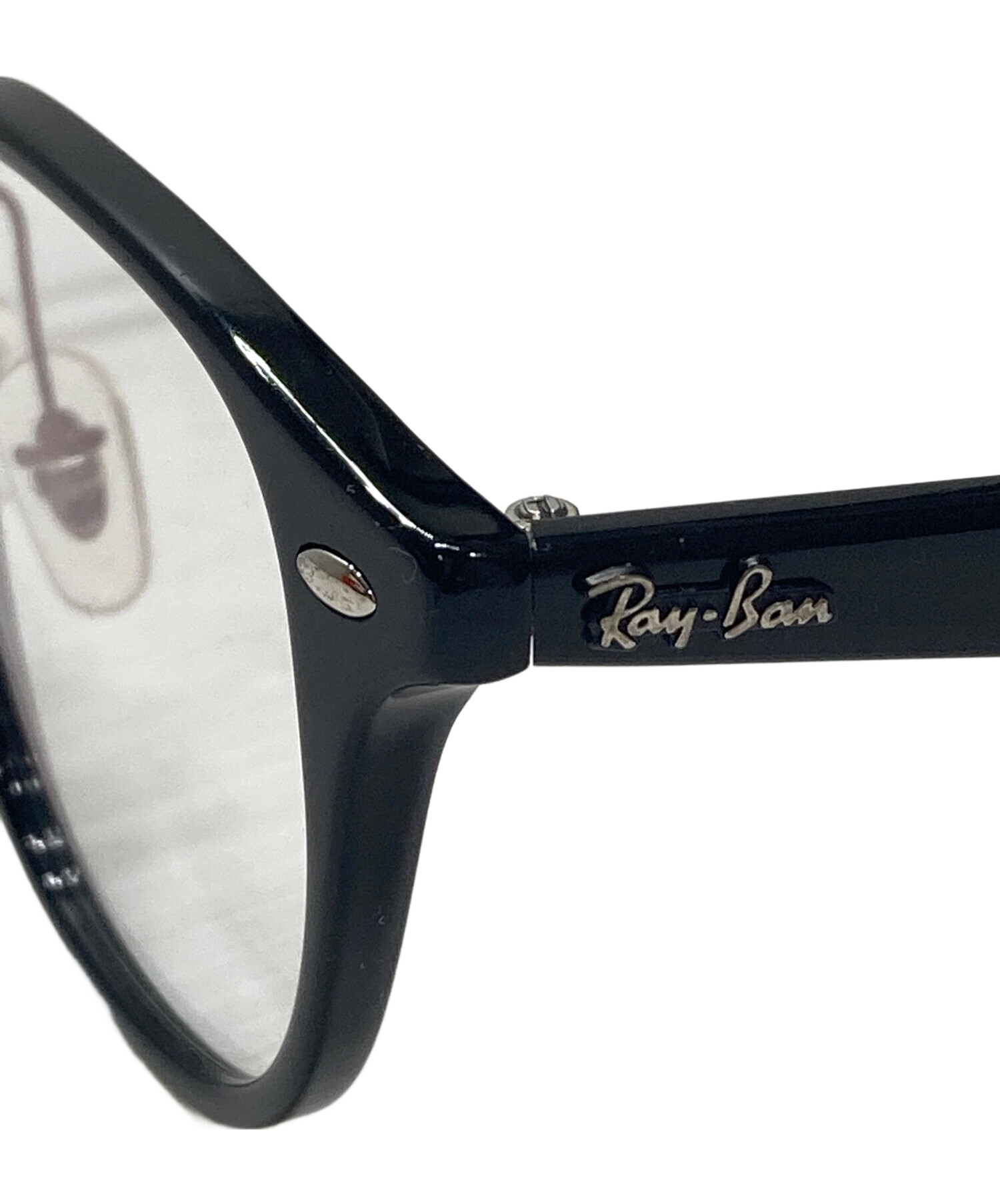 中古・古着通販】RAY-BAN (レイバン) 伊達眼鏡 ブラック サイズ:51□21