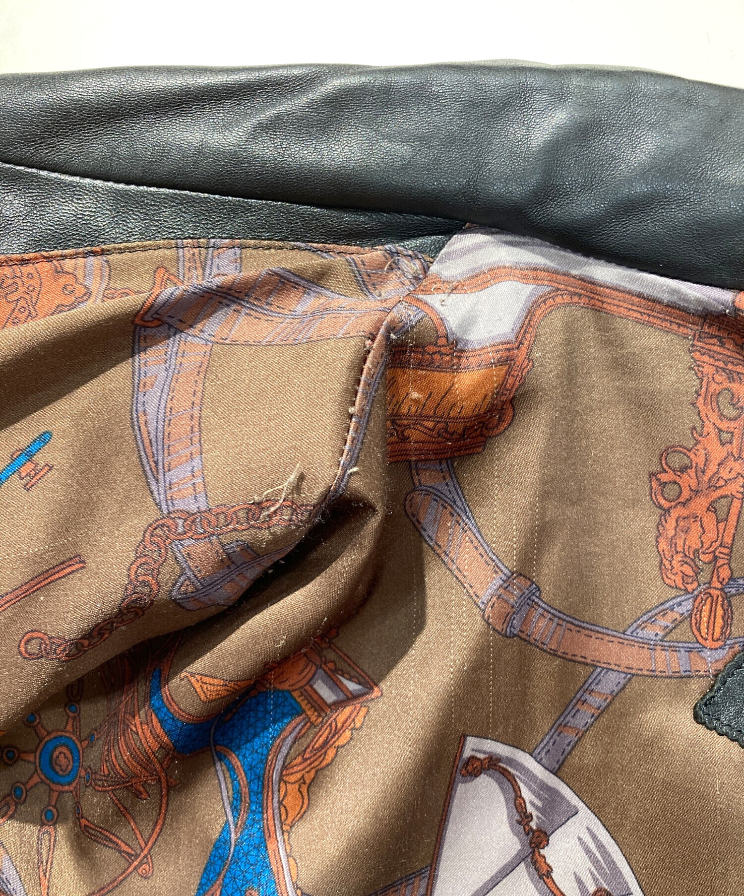 中古・古着通販】LANVIN (ランバン) シープスキンレザージャケット