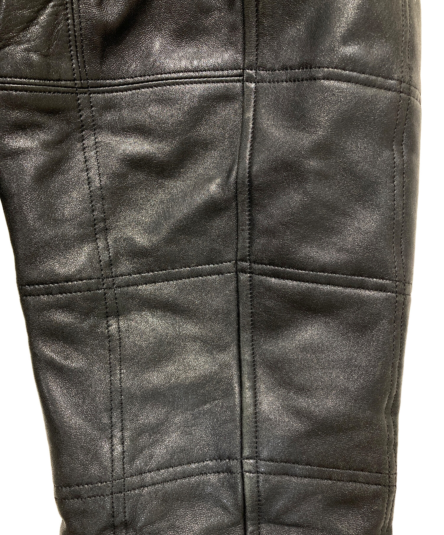 中古・古着通販】LANVIN (ランバン) シープスキンレザージャケット