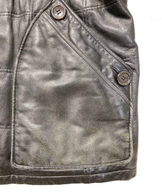 中古・古着通販】LANVIN (ランバン) シープスキンレザージャケット