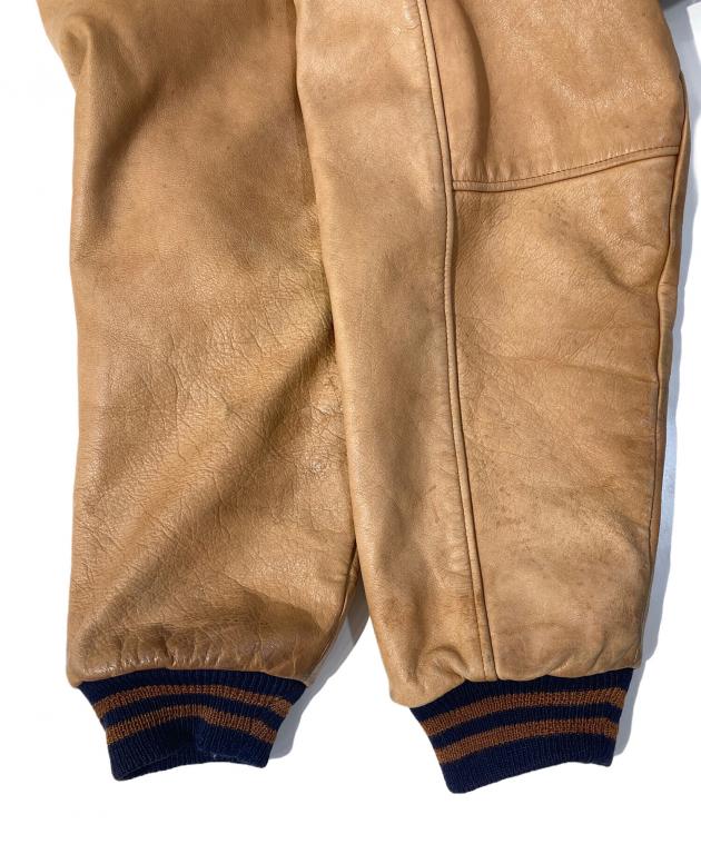 中古・古着通販】Golden Bear (ゴールデンベア) レザー切替スタジャン
