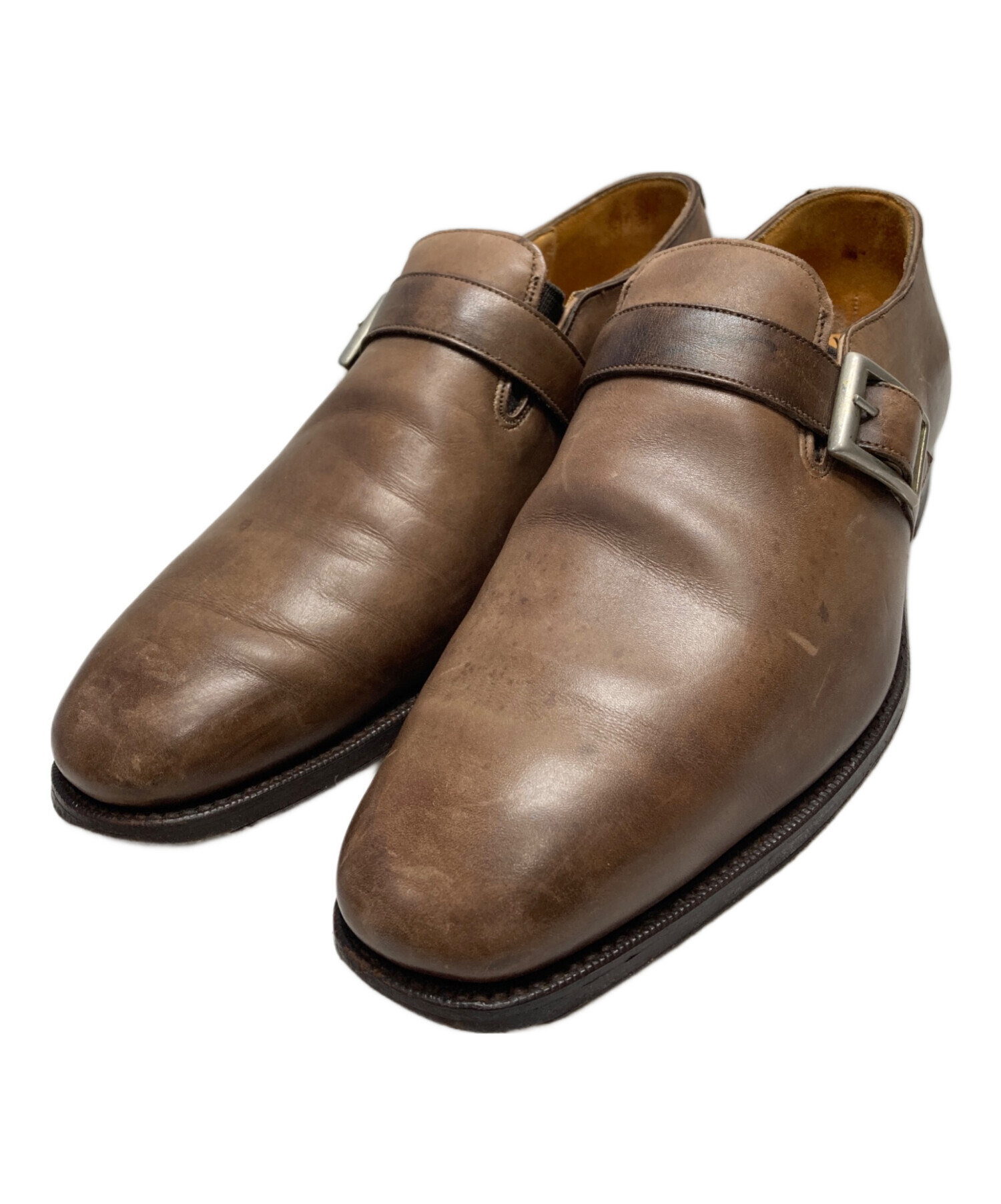 J*K様 Grenson モンクストラップシューズ UK6.5（約25〜25.5 中古・古着通販】GRENSON (グレンソン) シングルモンクストラップ