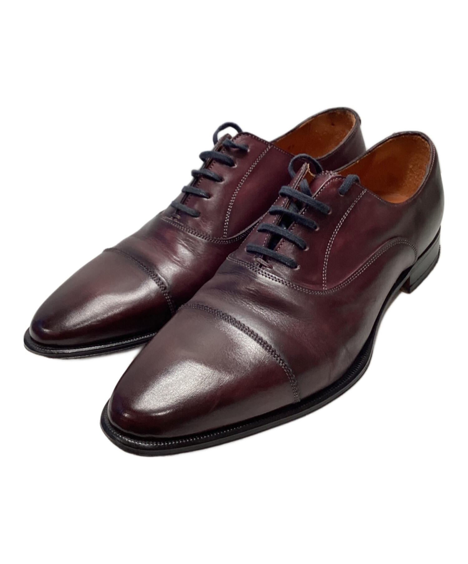 中古・古着通販】LOBB's (ロブス) ストレートチップシューズ ワイン