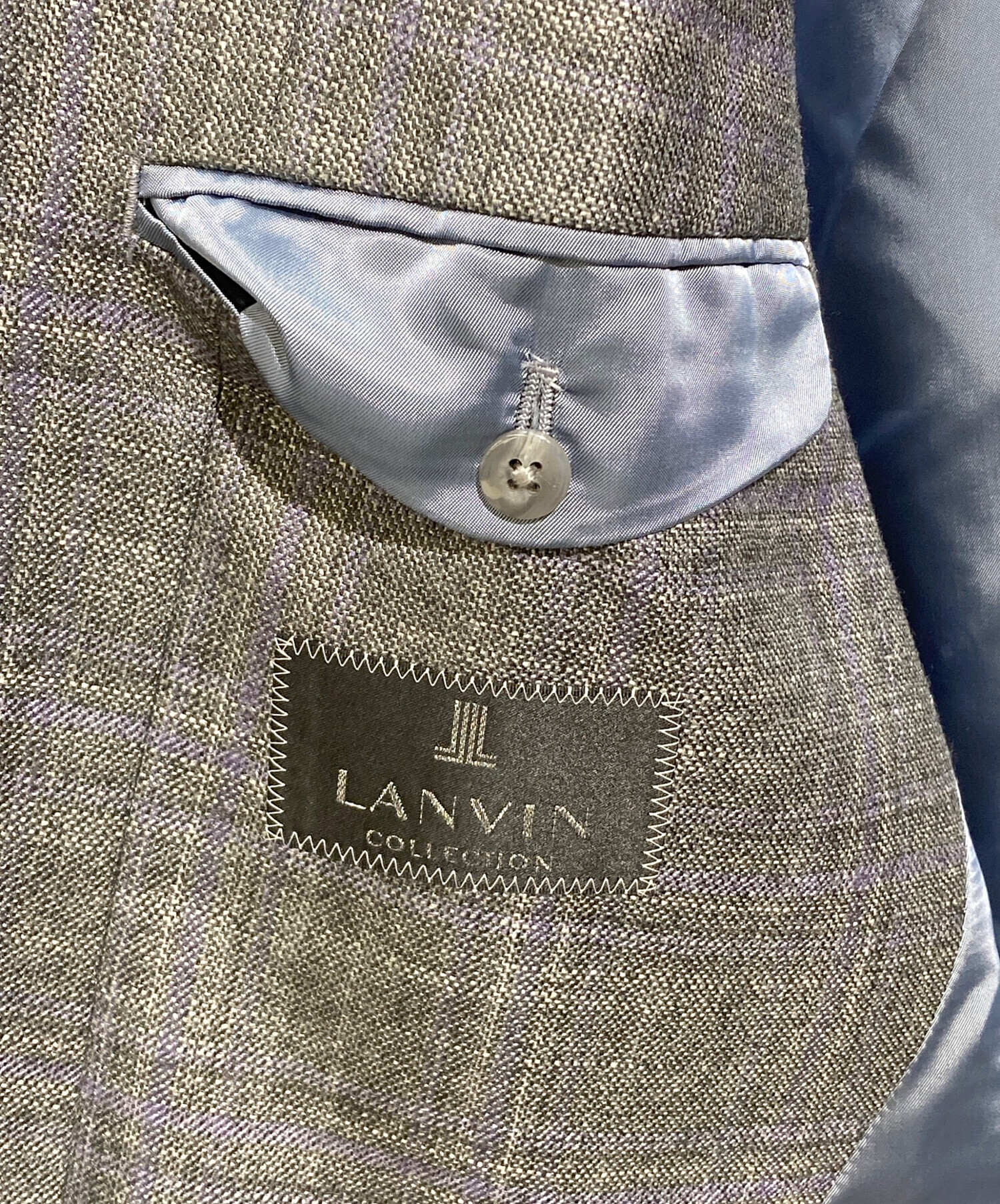 中古・古着通販】LANVIN (ランバン) カシミア混テーラードジャケット
