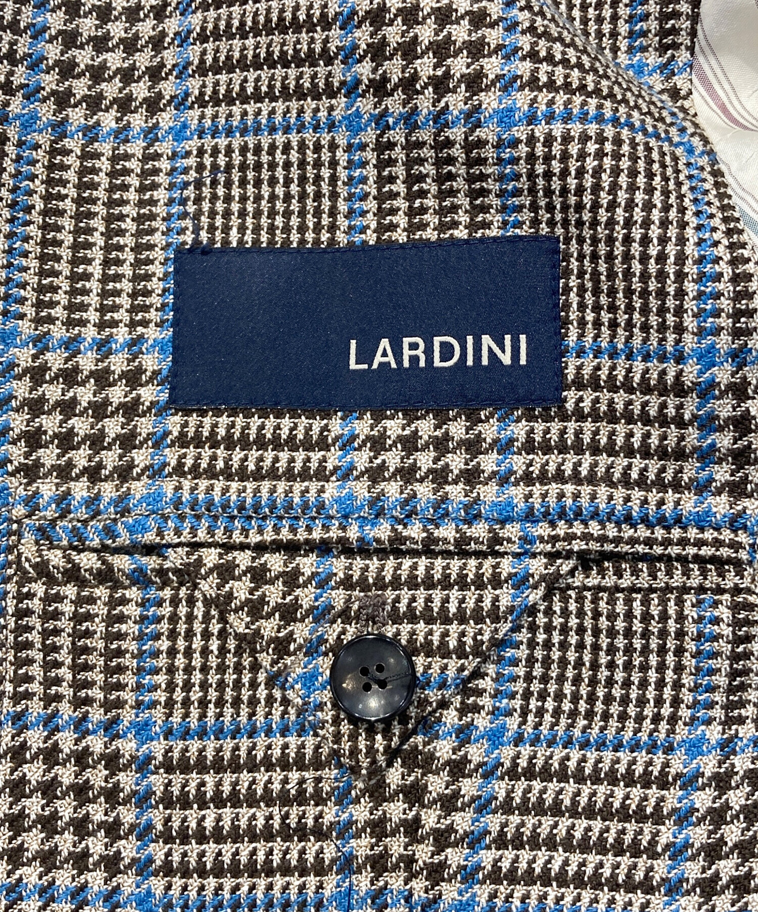 中古・古着通販】LARDINI (ラルディーニ) グレンチェック2Bジャケット