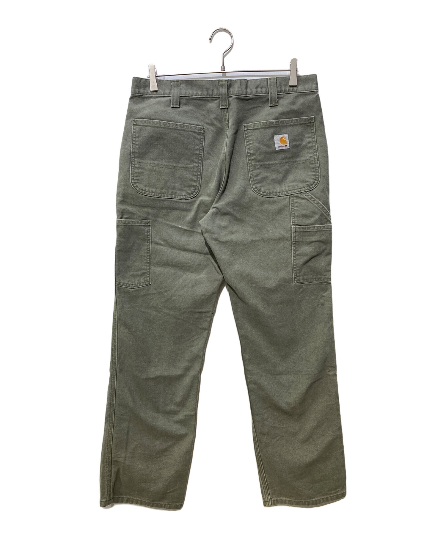 Carhartt カーハート ダック ペインターパンツ パンツ カーキ(メンズ W32 L32)中古 古着 U8284 中古・古着通販】CarHartt (カーハート) ペインターパンツ カーキ