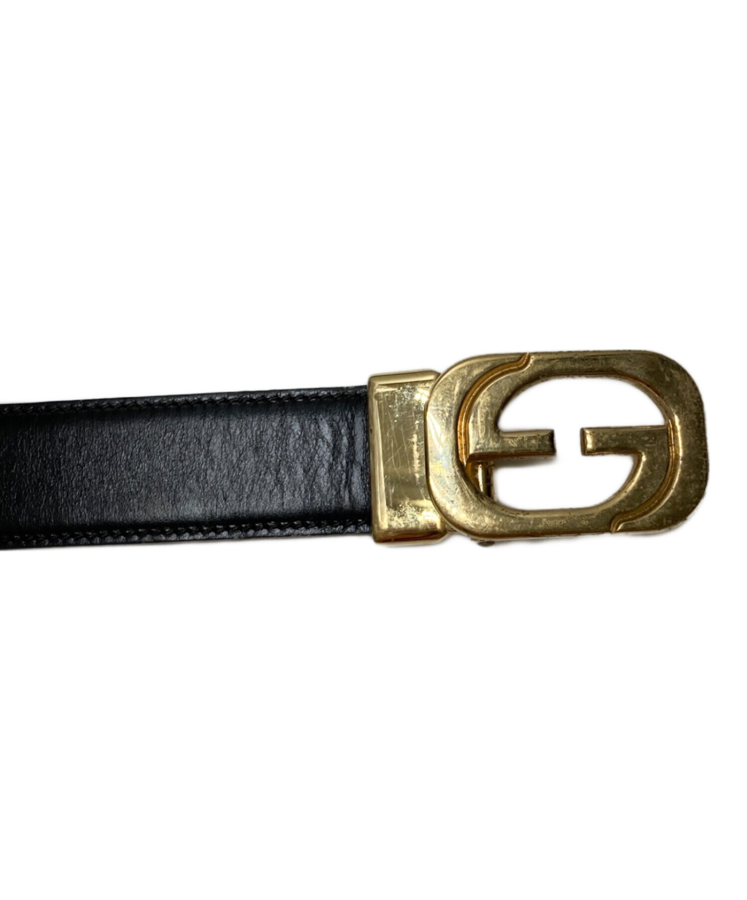中古・古着通販】GUCCI (グッチ) レザーベルト ブラウン｜ブランド