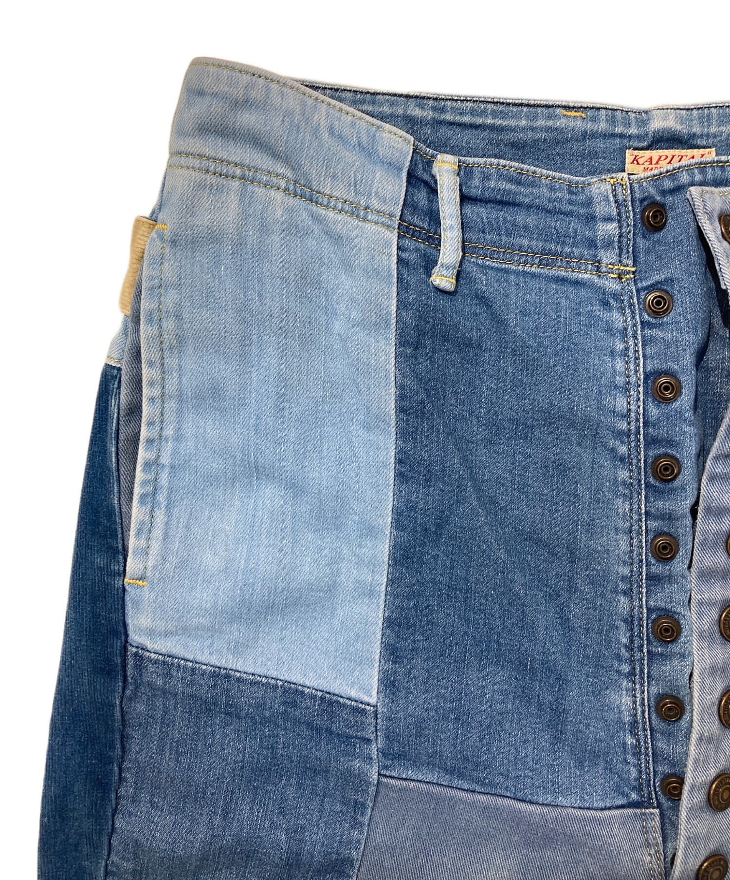 美品 00 キャピタル KAPITAL アミッシュパンツ パッチワーク 美品 00