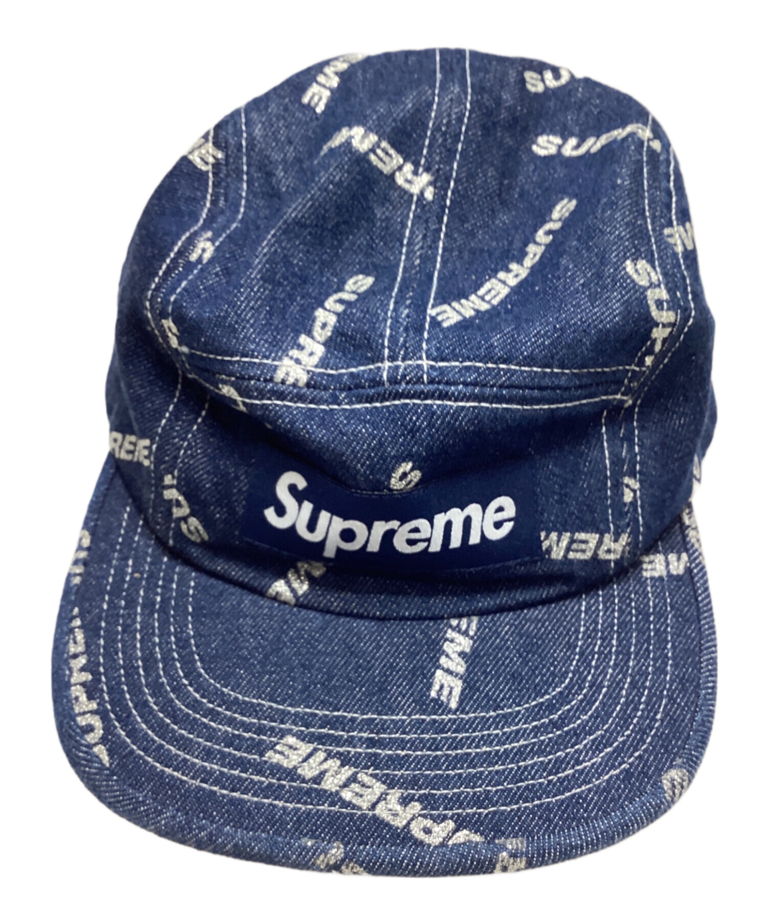 中古・古着通販】Supreme (シュプリーム) DENIM LOGO CAMP CAP