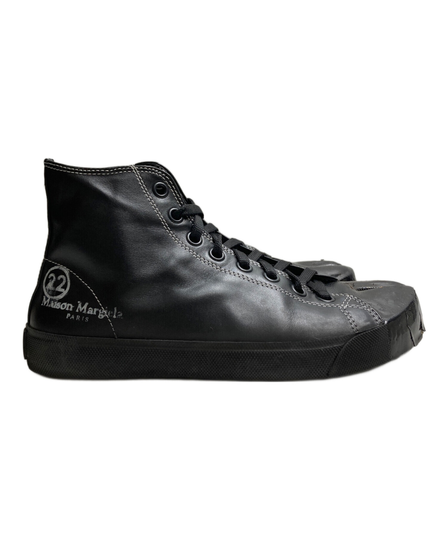 Maison Margiela 足袋スニーカー ブラック　45 中古・古着通販】Maison Margiela (メゾンマルジェラ) ラバートゥ足袋