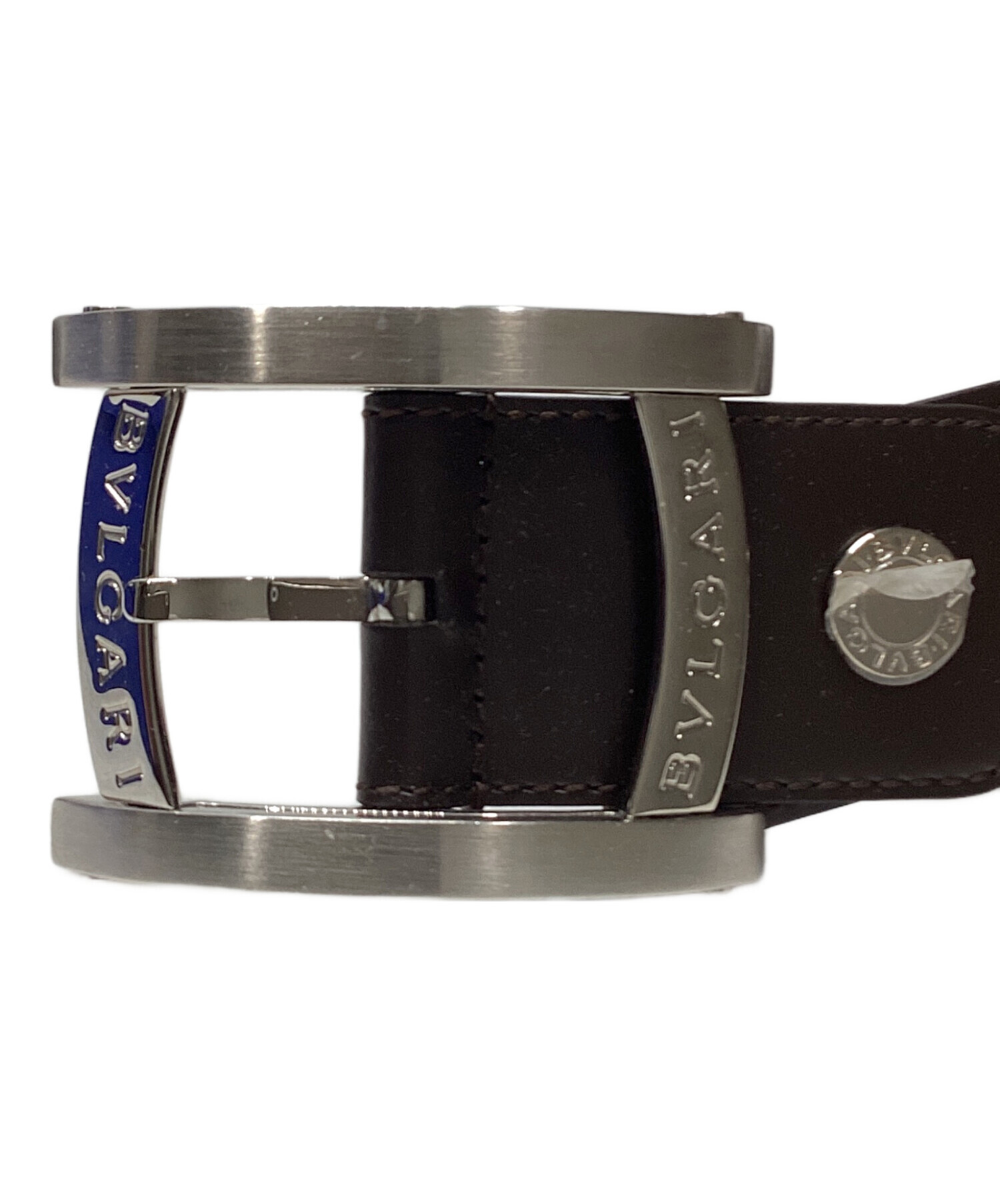 中古・古着通販】BVLGARI (ブルガリ) レザーベルト ブラウン｜ブランド