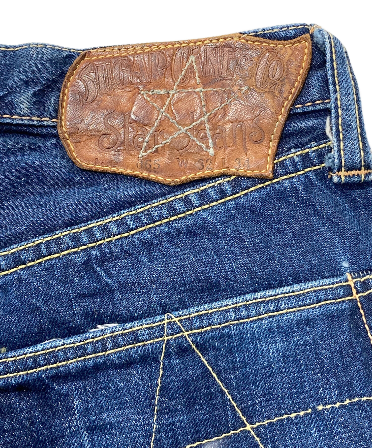 中古・古着通販】SUGAR CANE (シュガーケーン) UNION STARデニムパンツ