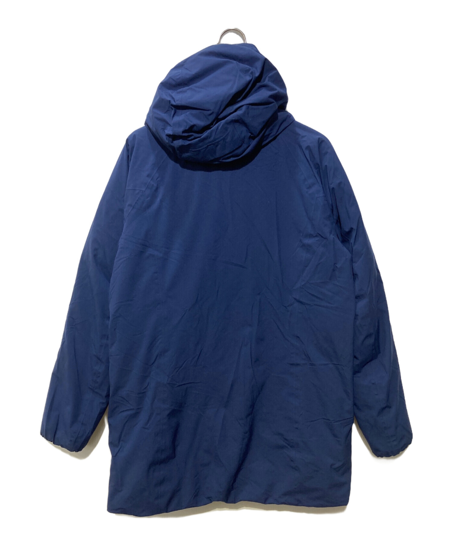 MILLET ナイロンネイビージャケット フード付き 中古・古着通販】MILLET (ミレー) ティフォン 50000 2Lダウンパーカー
