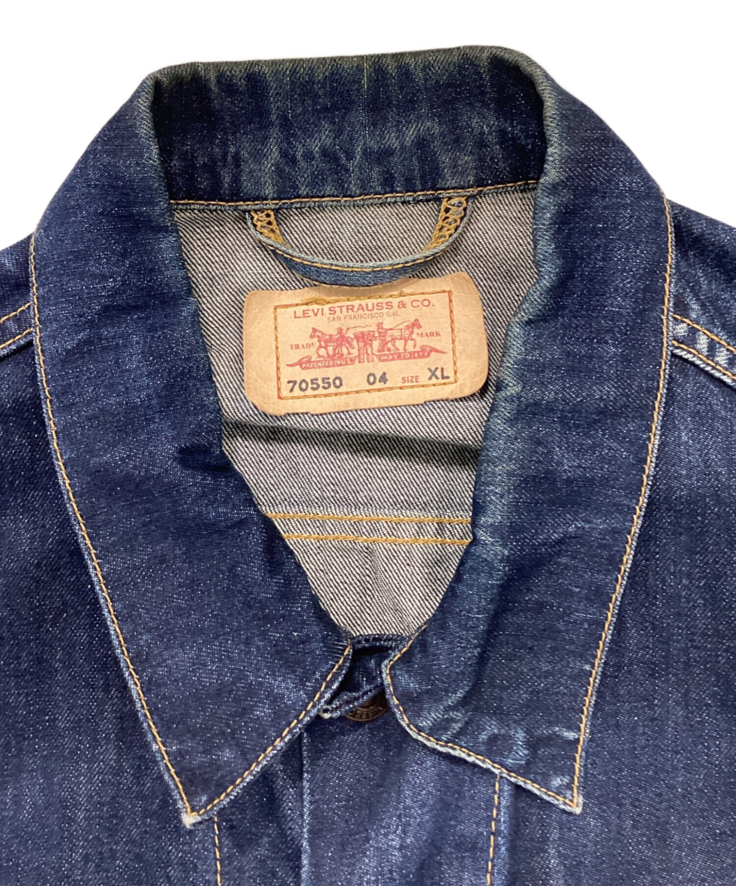 Euro Levi's 70550 04 濃紺 XL ユーロリーバイス 美品 中古・古着通販】LEVI'S (リーバイス) 70550 04 ユーロモデルデニム