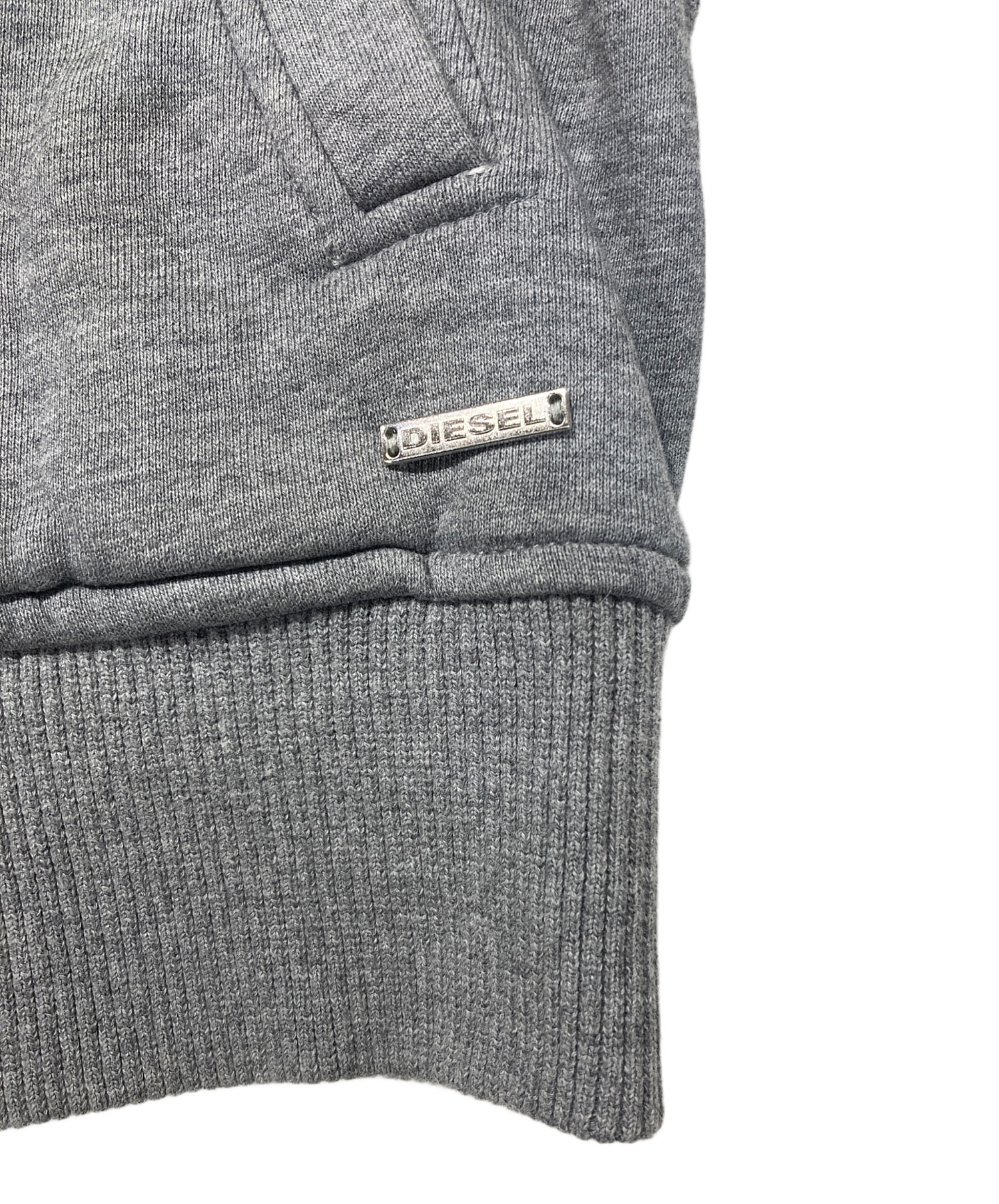中古・古着通販】DIESEL (ディーゼル) デニム切替ジップパーカー
