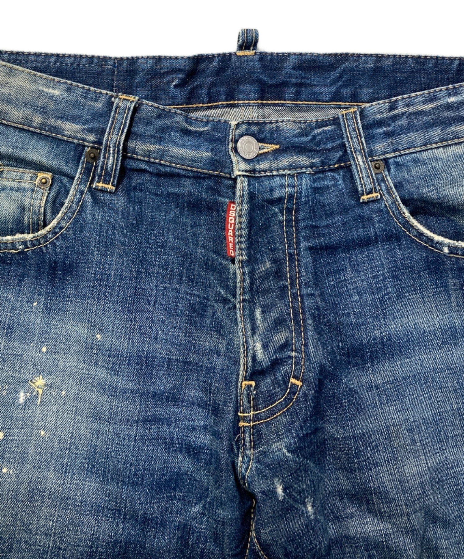 中古・古着通販】DSQUARED2 (ディースクエアード) 加工デニムパンツ